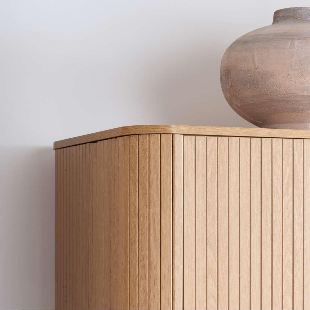 Nude - Birlea - Axel 2 Door 1 Drawer Fluted Wardrobe - 2