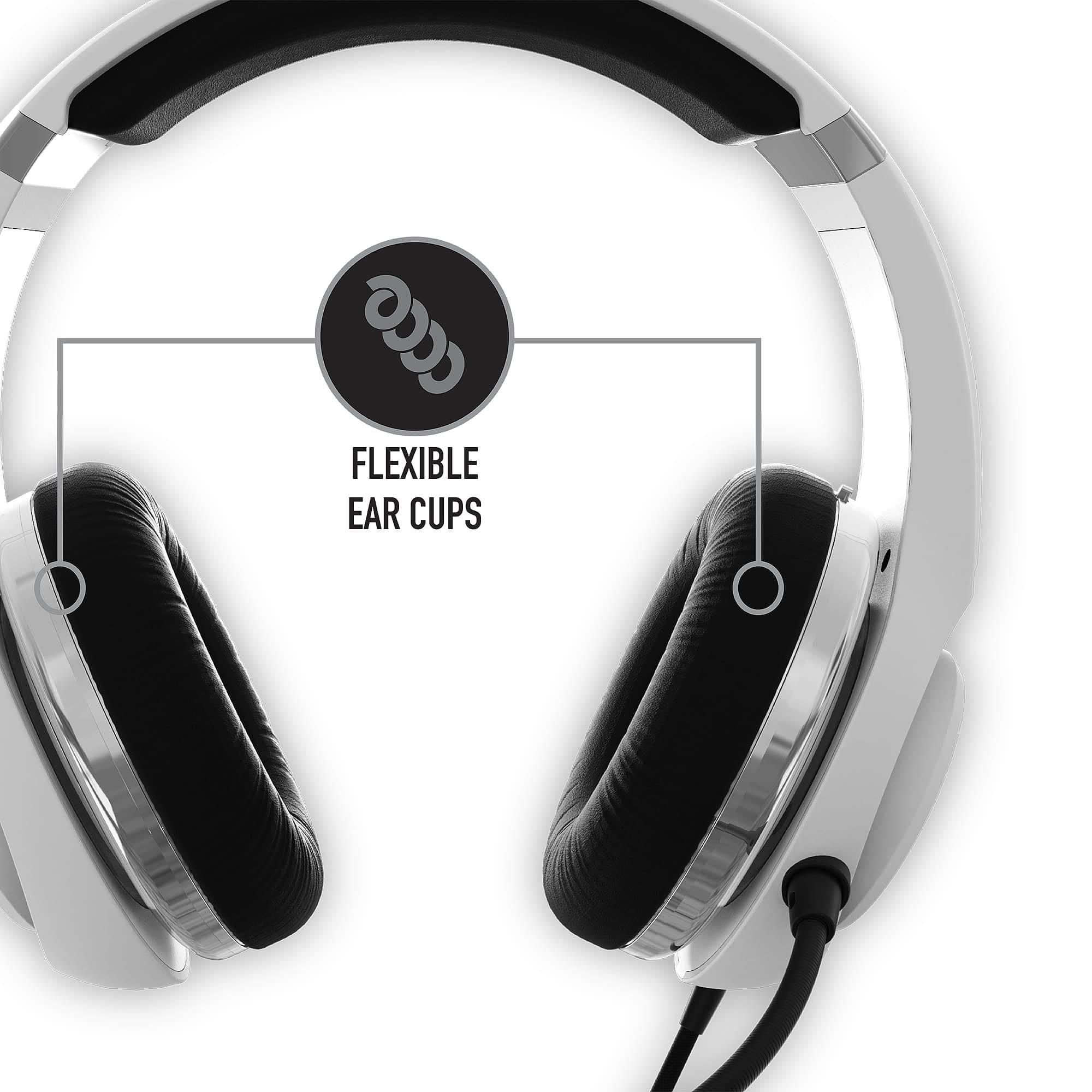 Sølv - Stealth - Gaming Headset - Glass White/Silver - 7