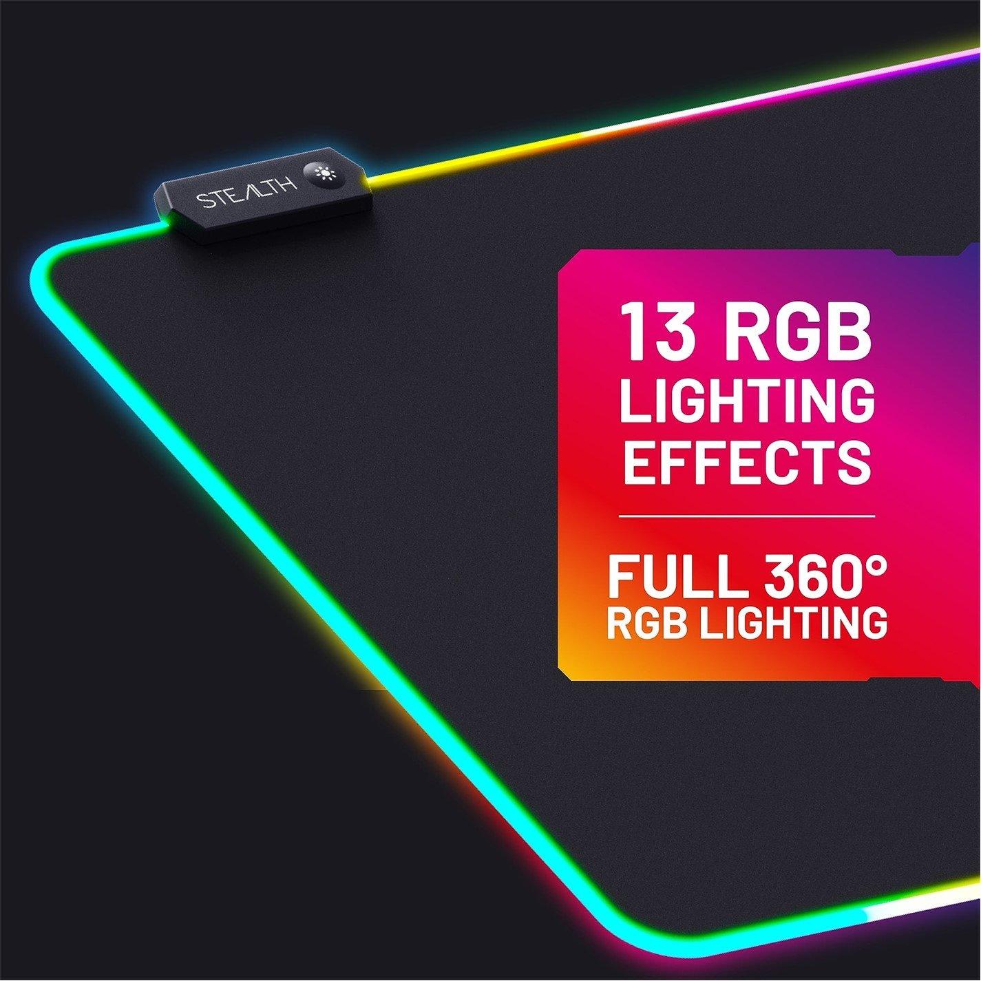 Stealth STEALTH Light-Up LED XL Gaming Mat for PC and console | FRASERS