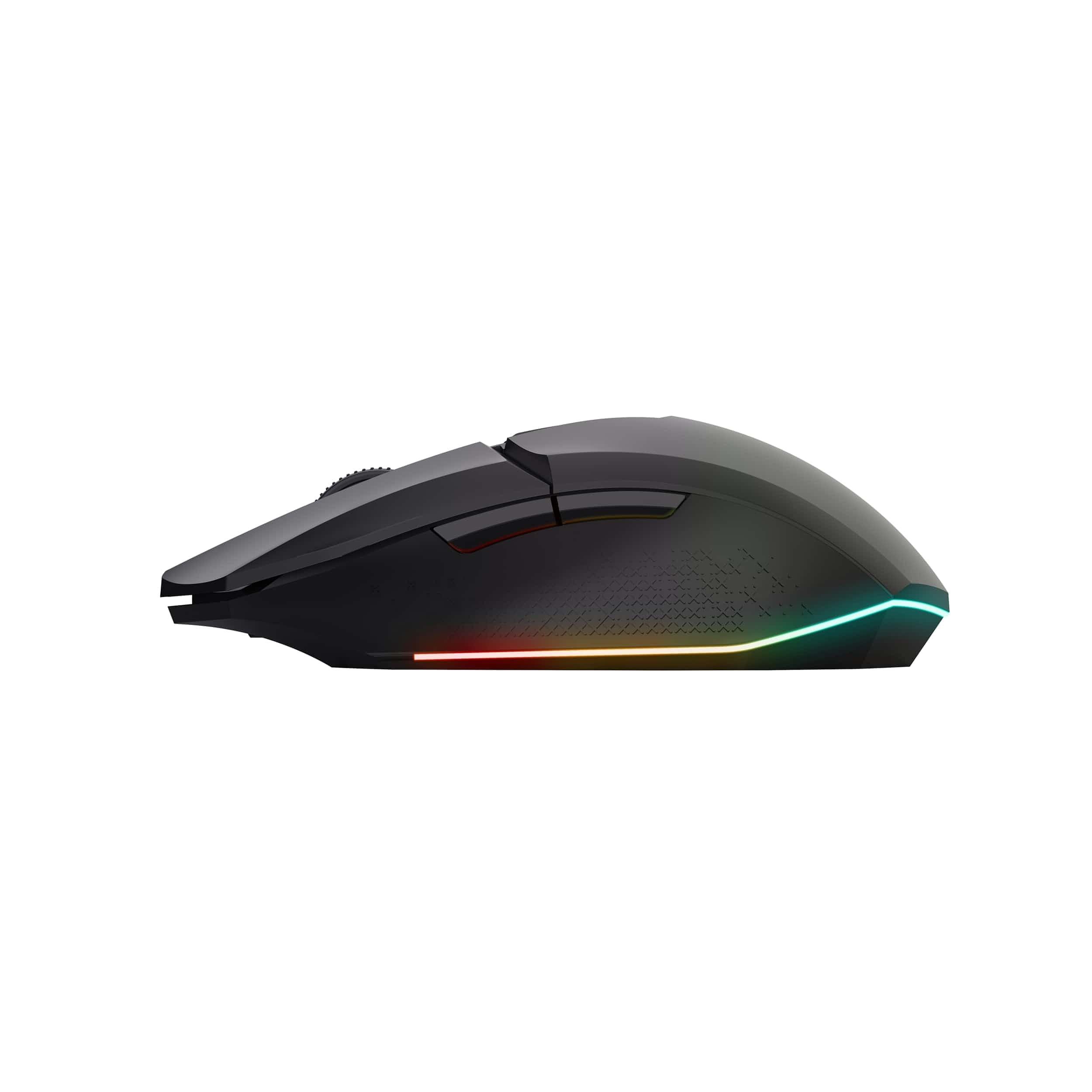 Black - Trust - Trust GXT110 Felox Wireless Mouse - Black - 3