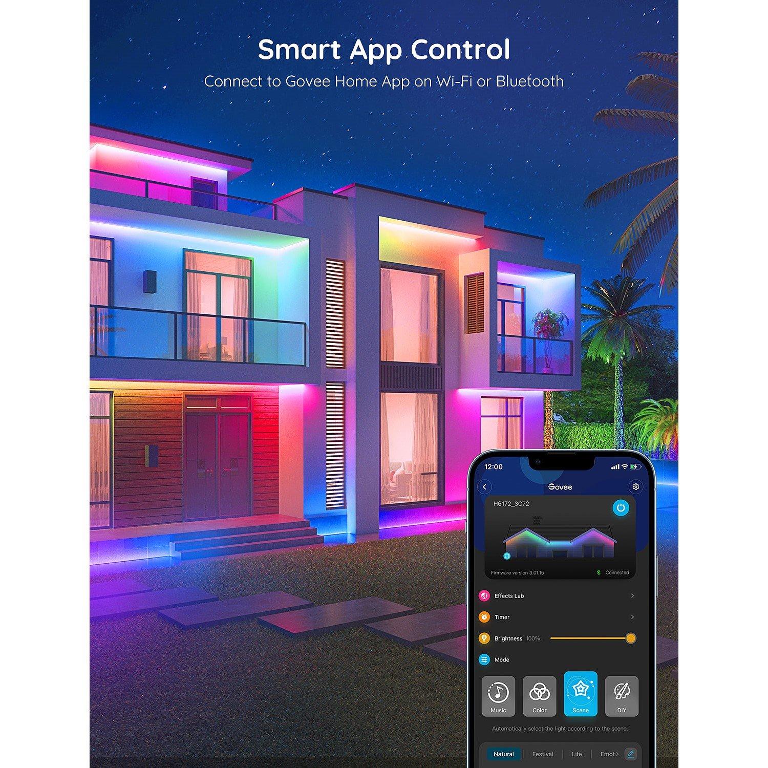 Meerkleurig - GOVEE - Govee Phantasy Outdoor LED RGBIC Strip (10m) - 7