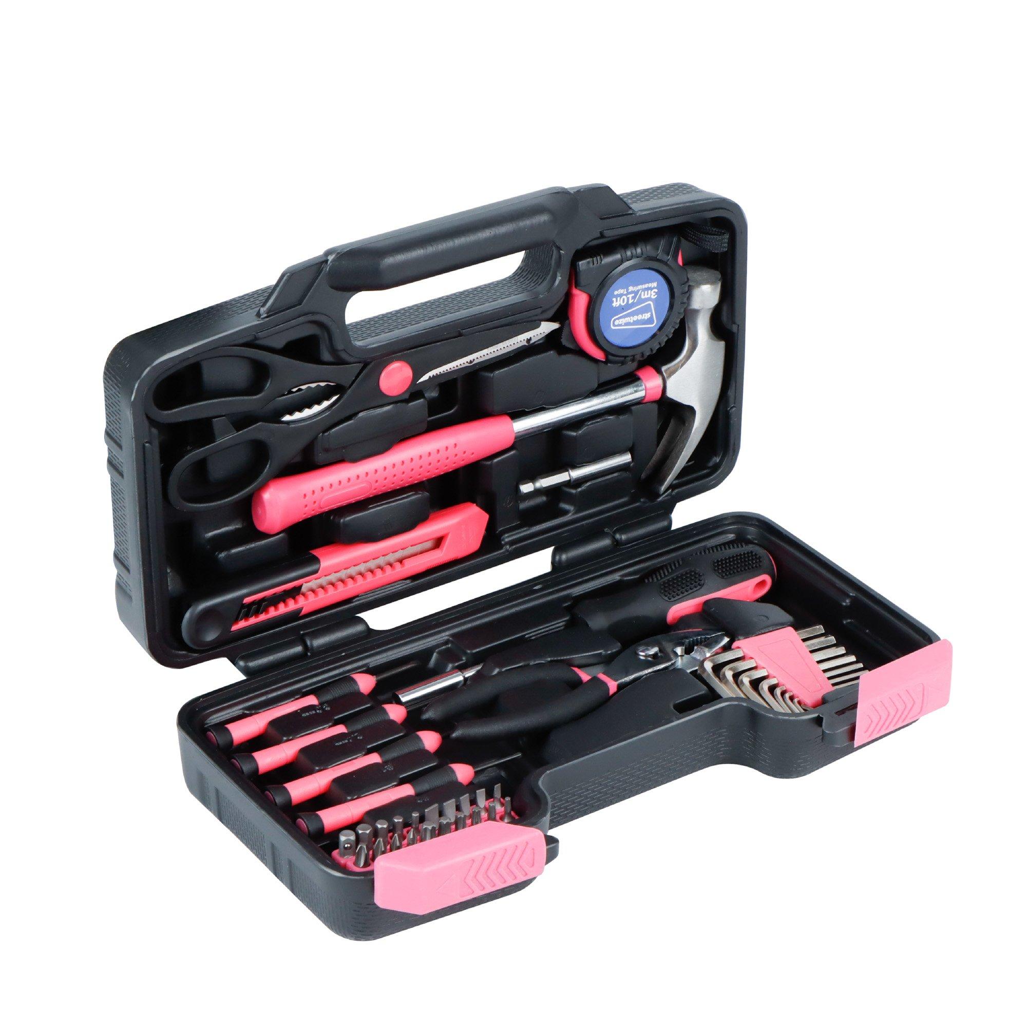 Pink - Streetwize - 39-piece 'Think Pink' Tool Kit - 4
