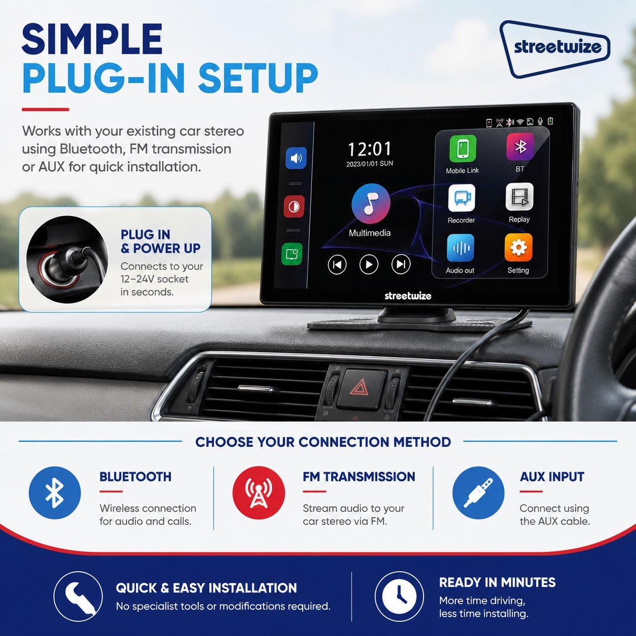 Black - Streetwize - Dent Repair Kit - 6