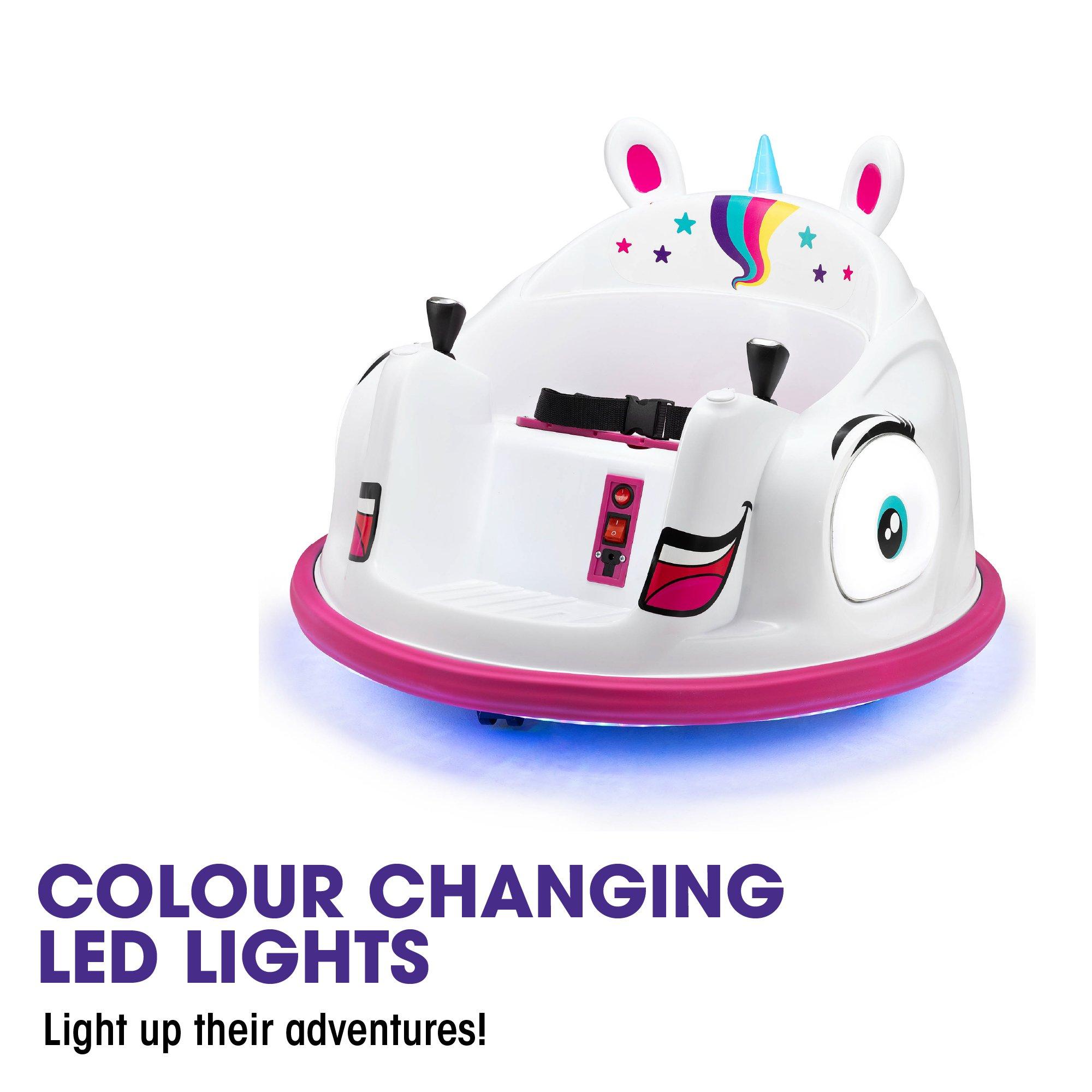 White - Xootz - Animal Bumper Car Lithium - Unicorn - 5