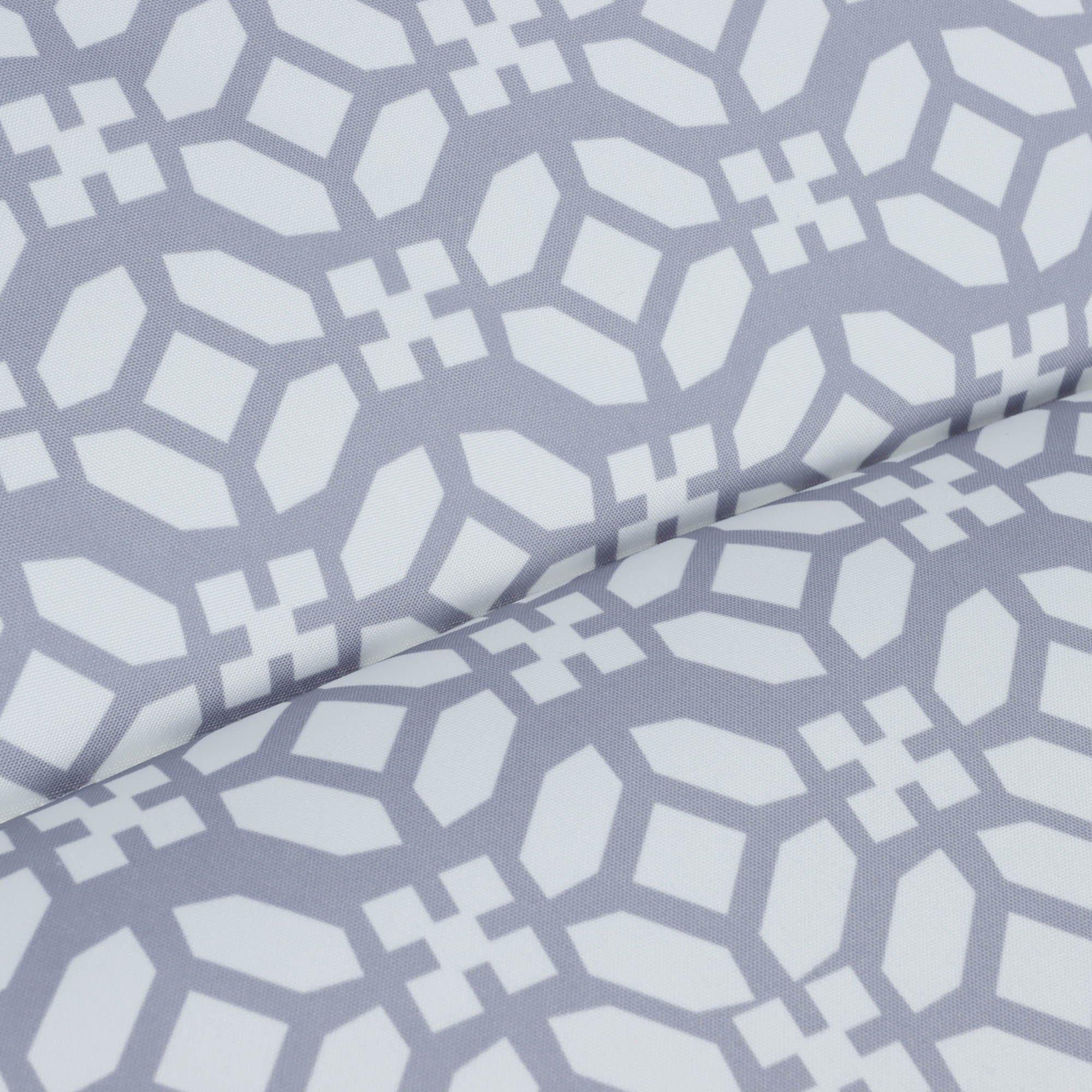 Grey - Streetwize - Outdoor Geo Full Length Seat Cushion - 3