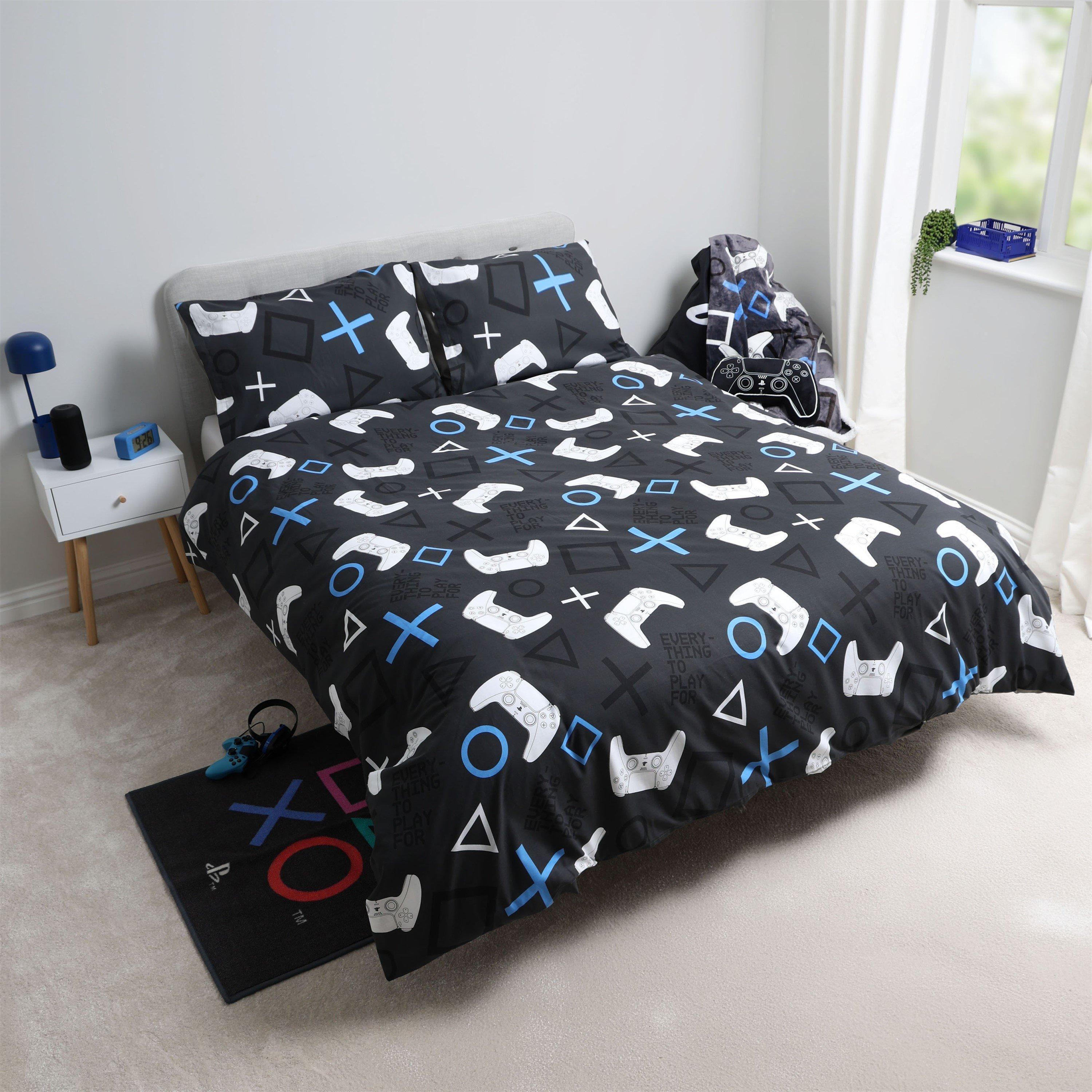 Grey - PlayStation - Playstation Gamers Double Duvet - 1