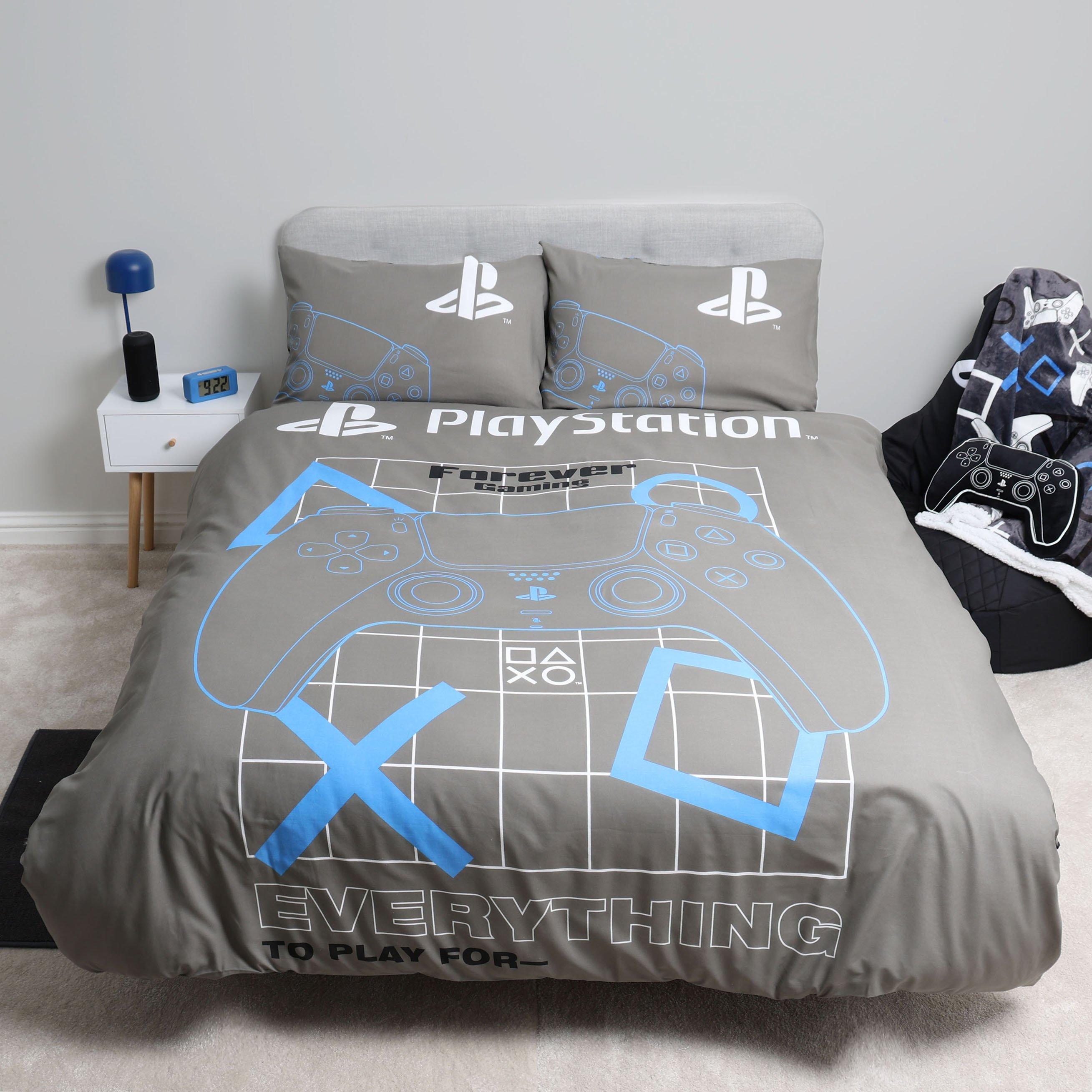 Grey - PlayStation - Playstation Gamers Double Duvet - 2
