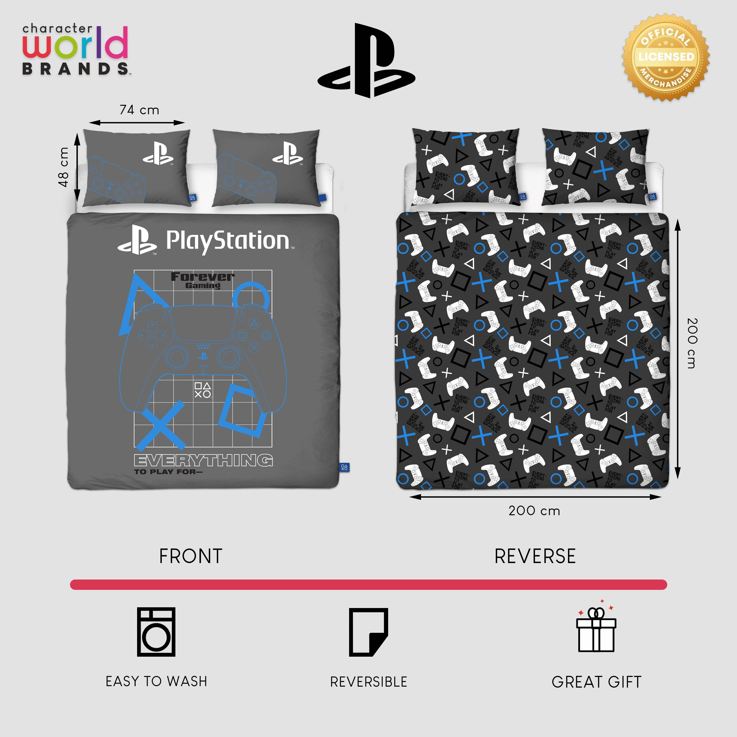 Grey - PlayStation - Playstation Gamers Double Duvet - 11