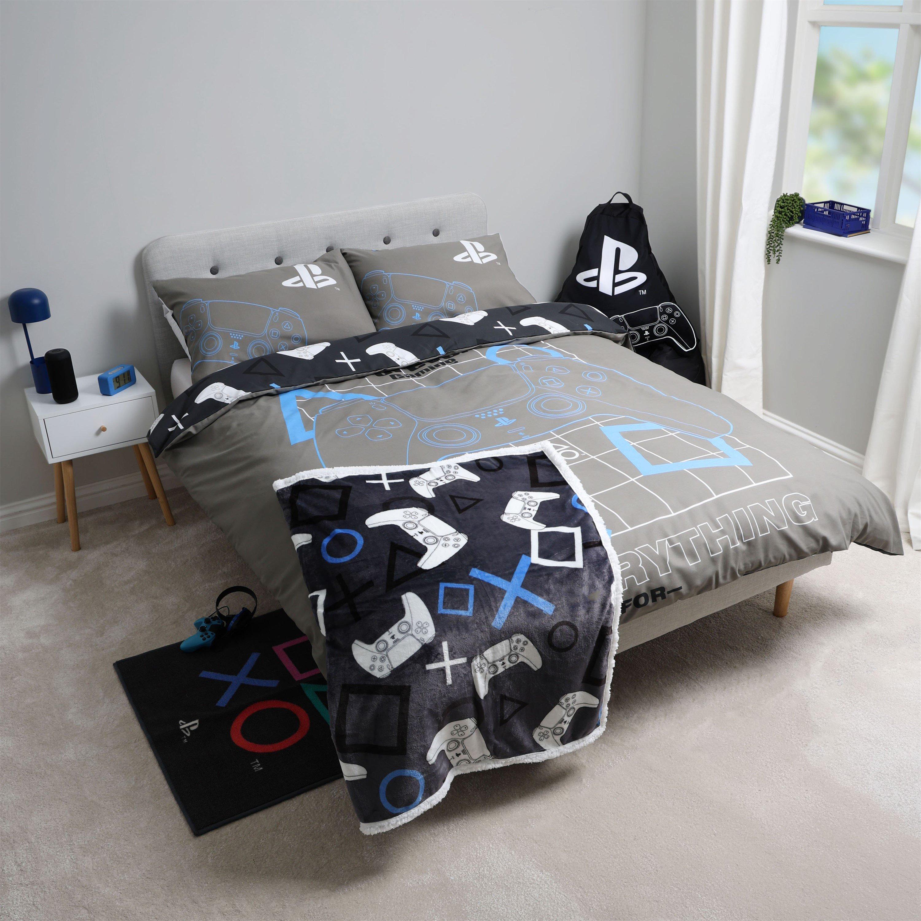 Grey - PlayStation - Playstation Gamers Double Duvet - 3