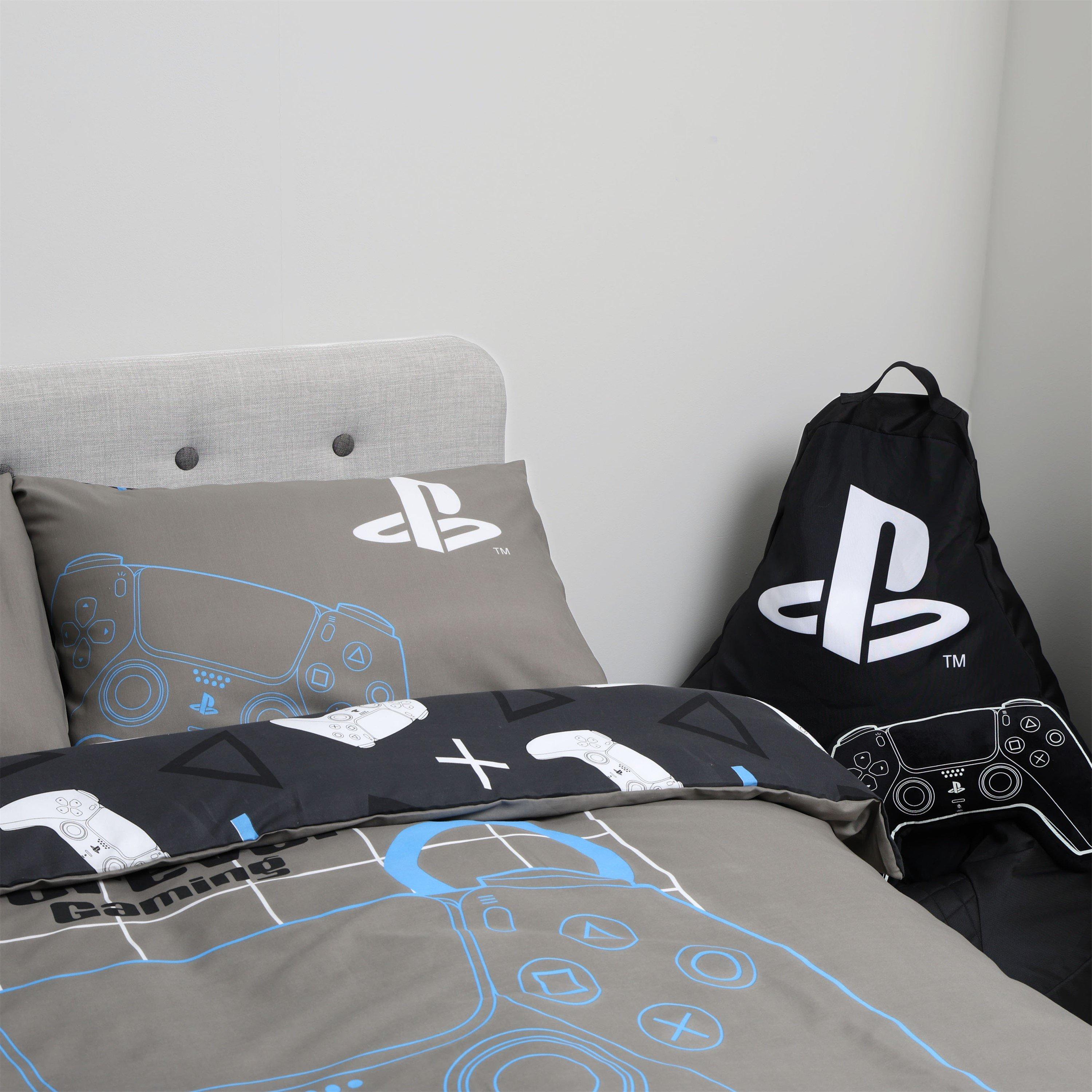 Grey - PlayStation - Playstation Gamers Double Duvet - 4
