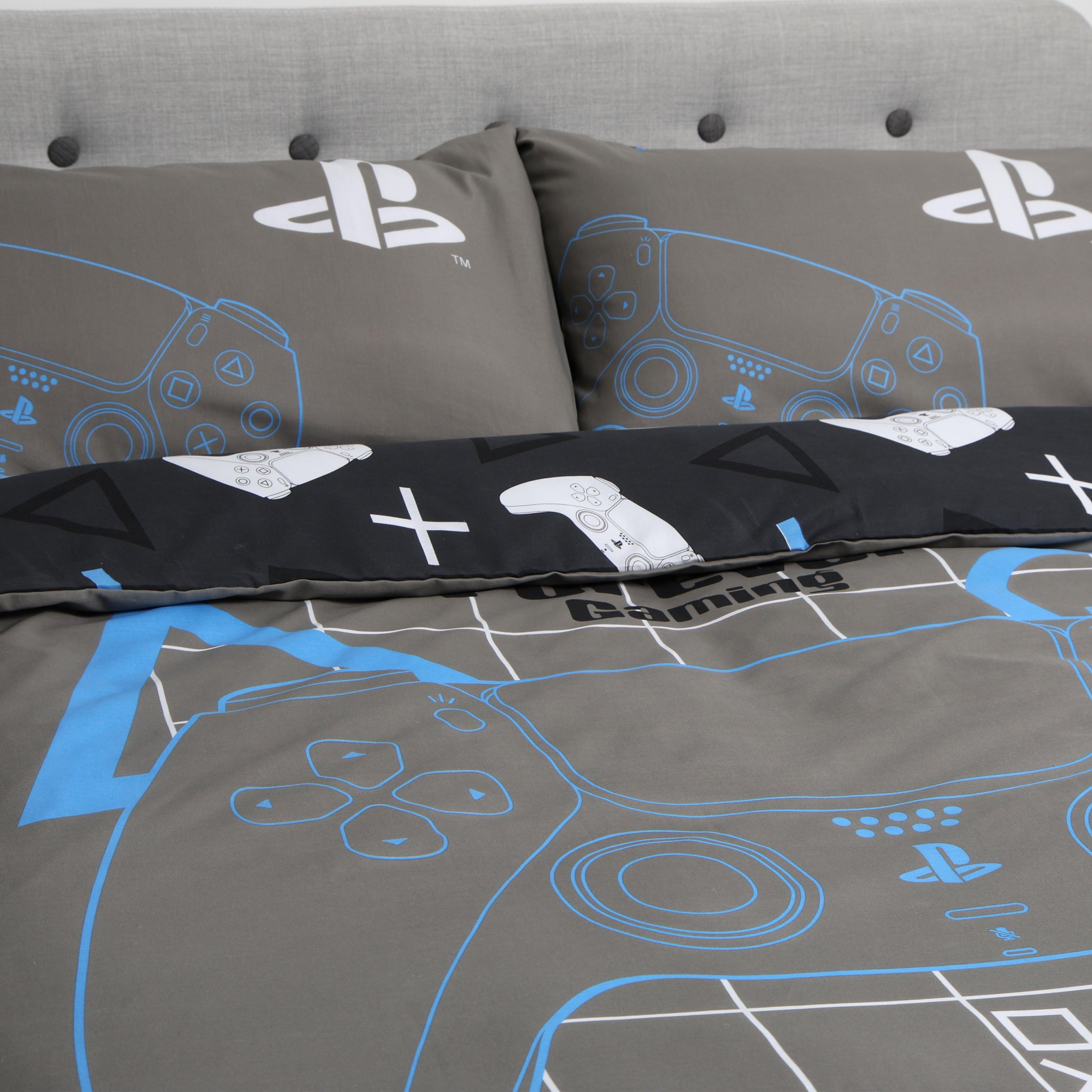 Grey - PlayStation - Playstation Gamers Double Duvet - 6