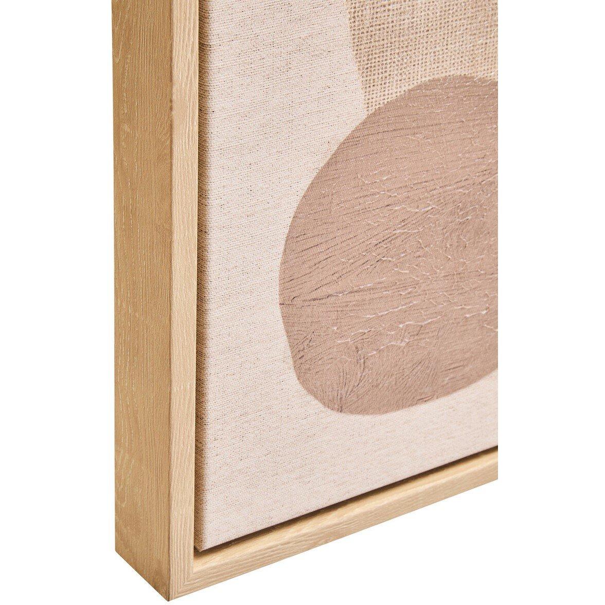 Natural - Fifty Five South - Astratto Set Of 2 Natural Textured Wall Art - 7