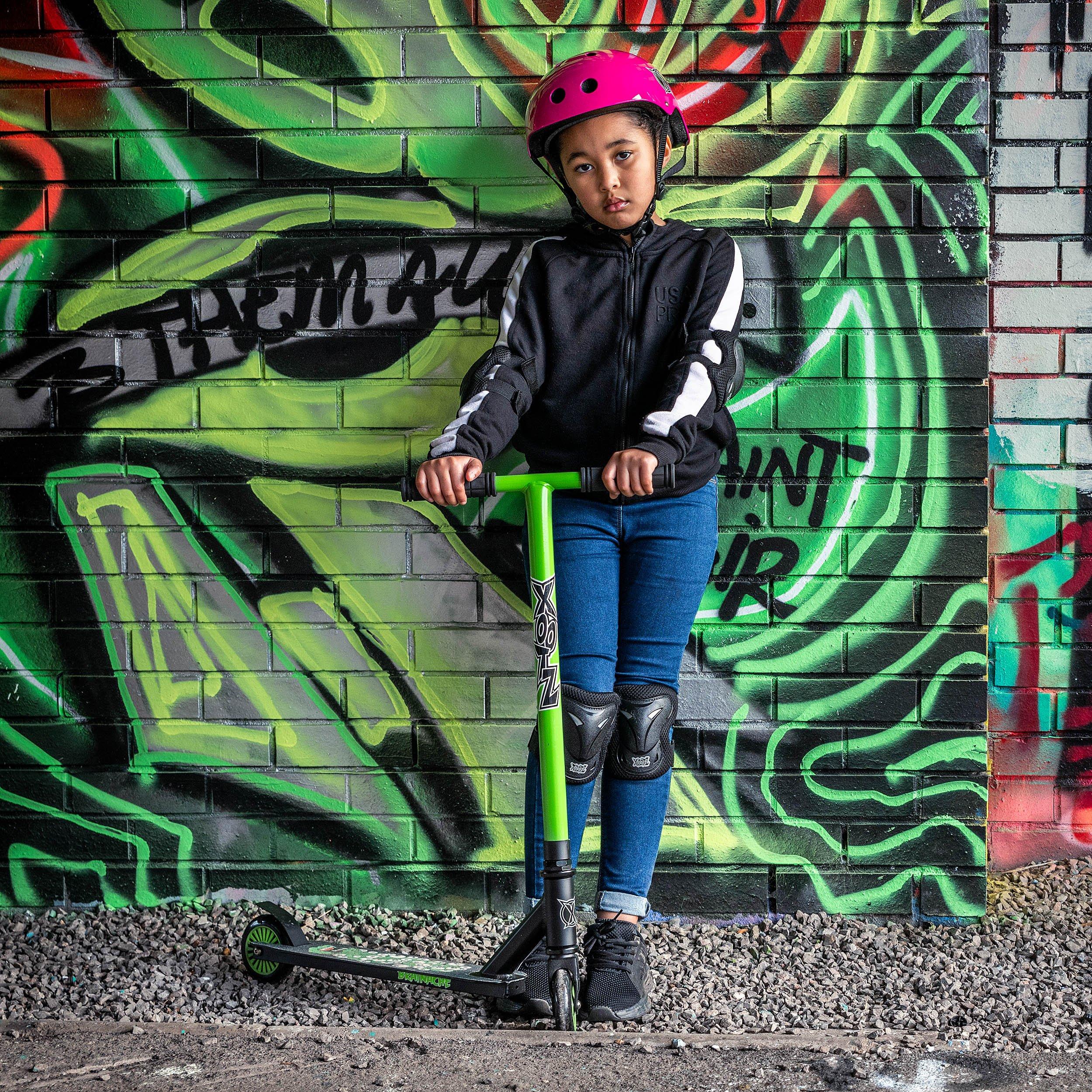 Black And Green - Xootz - Brainache Youth Scooter - 2