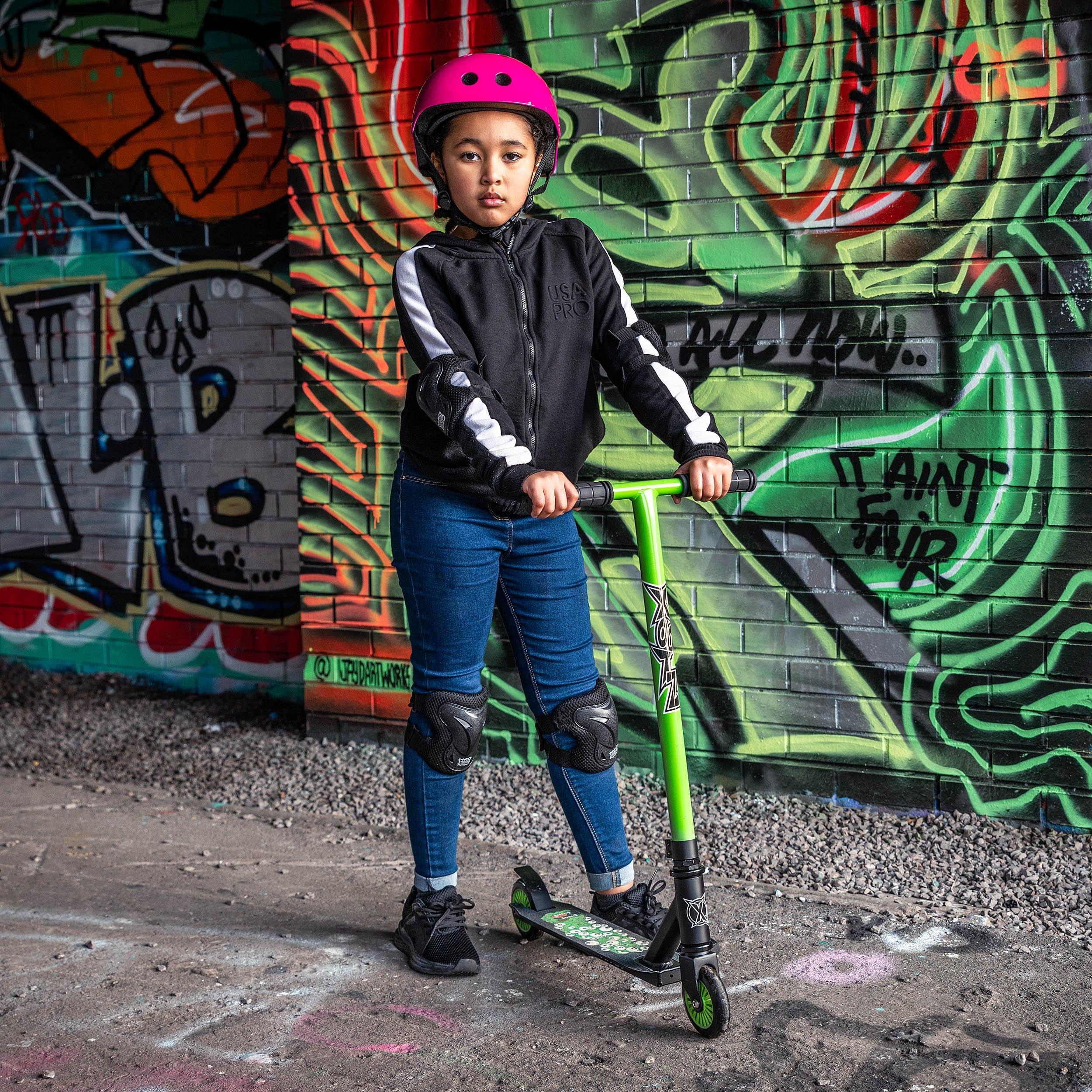 Black And Green - Xootz - Brainache Youth Scooter - 3