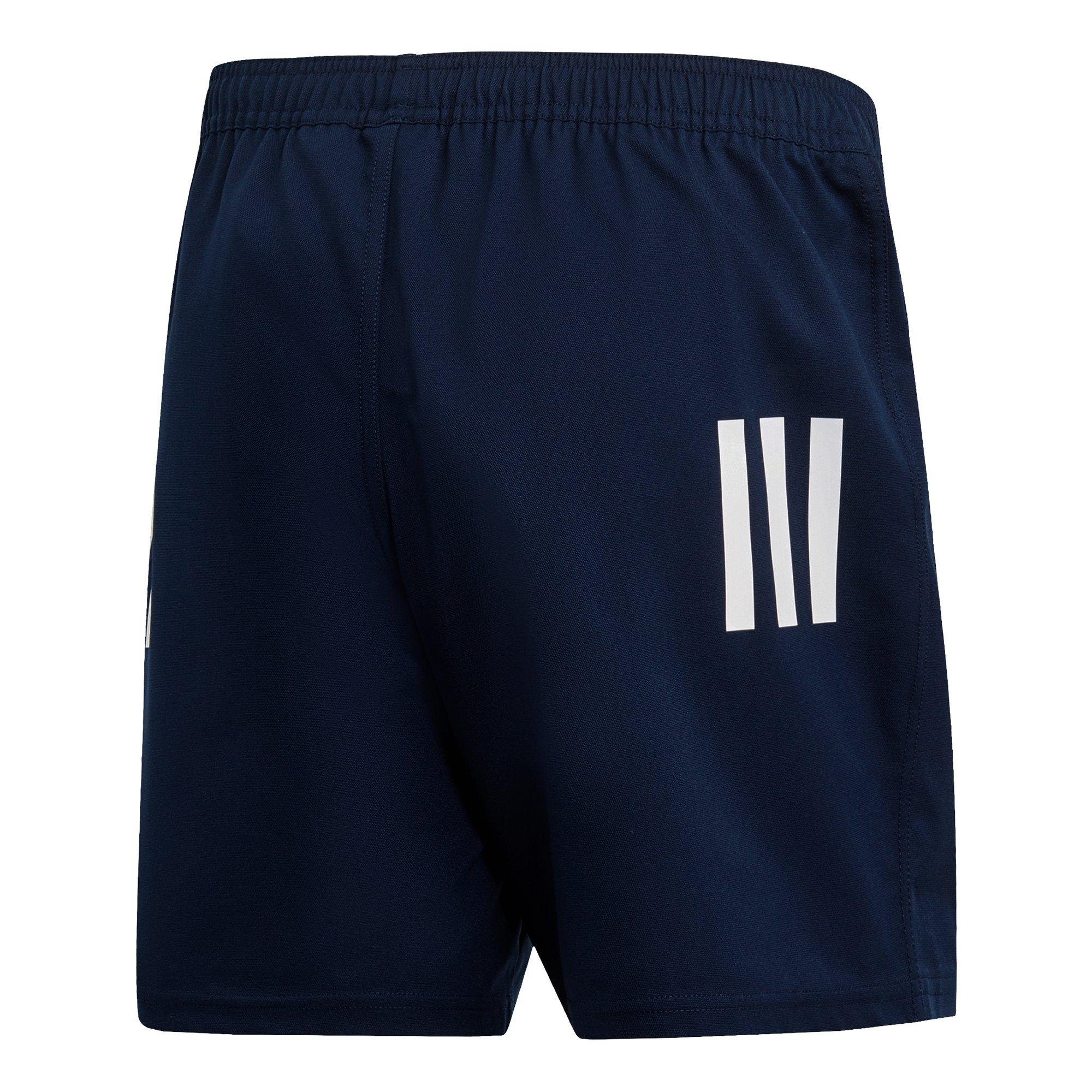 Bleu marine/Blanc - adidas - Rugby Shorts Mens - 2