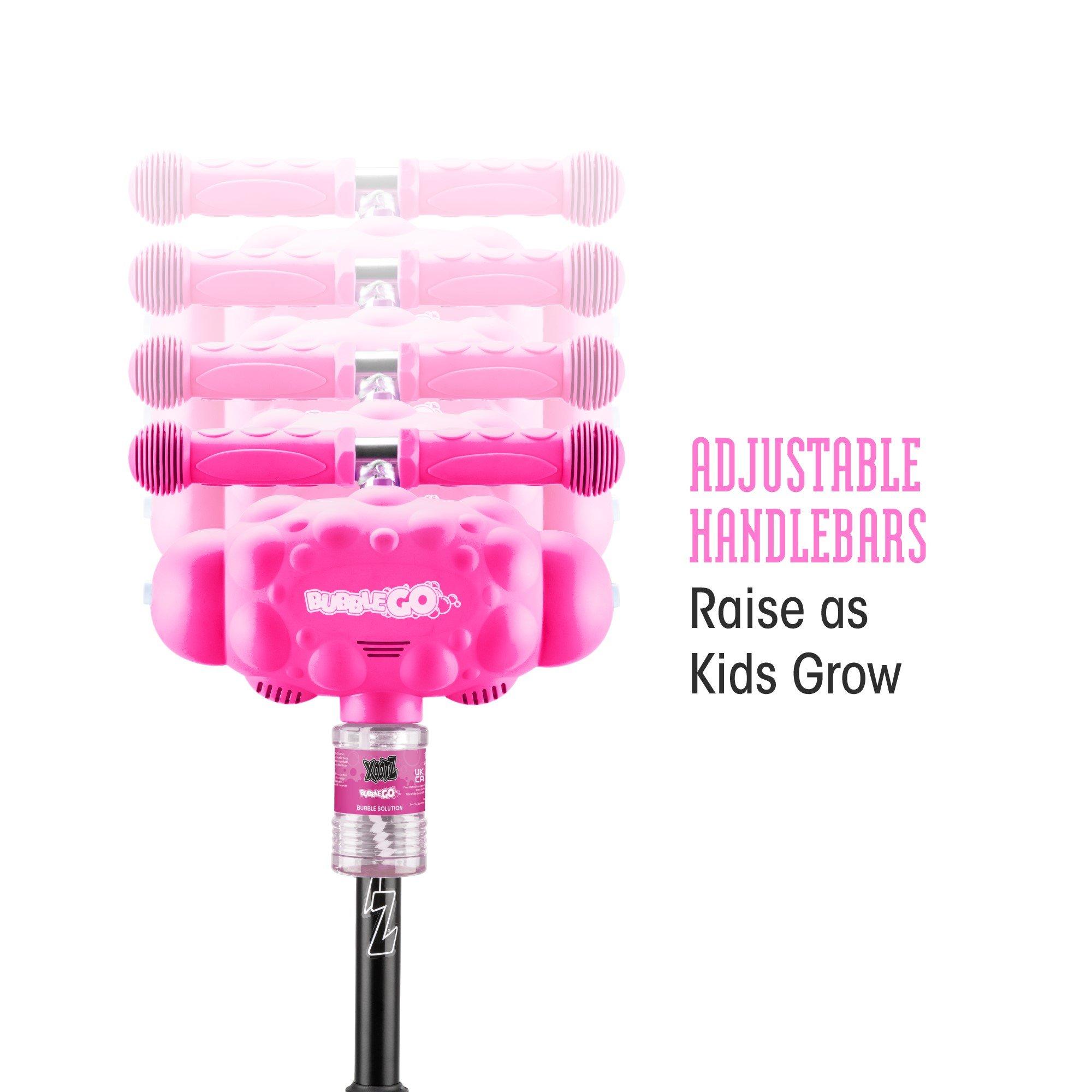 Pink And Black - Xootz - Xoo Bubble Go Scooter - Pink - 5