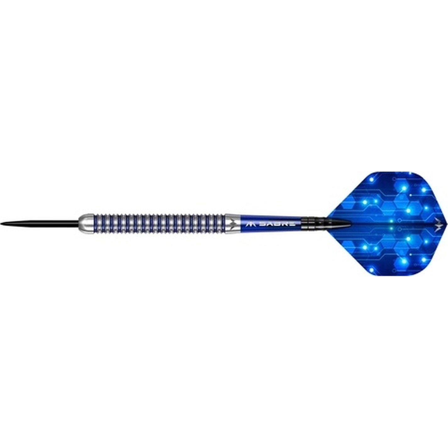 Silver & Blue - Mission Darts - Mission ION Darts - Steel Tip - 95% Tungsten - 3
