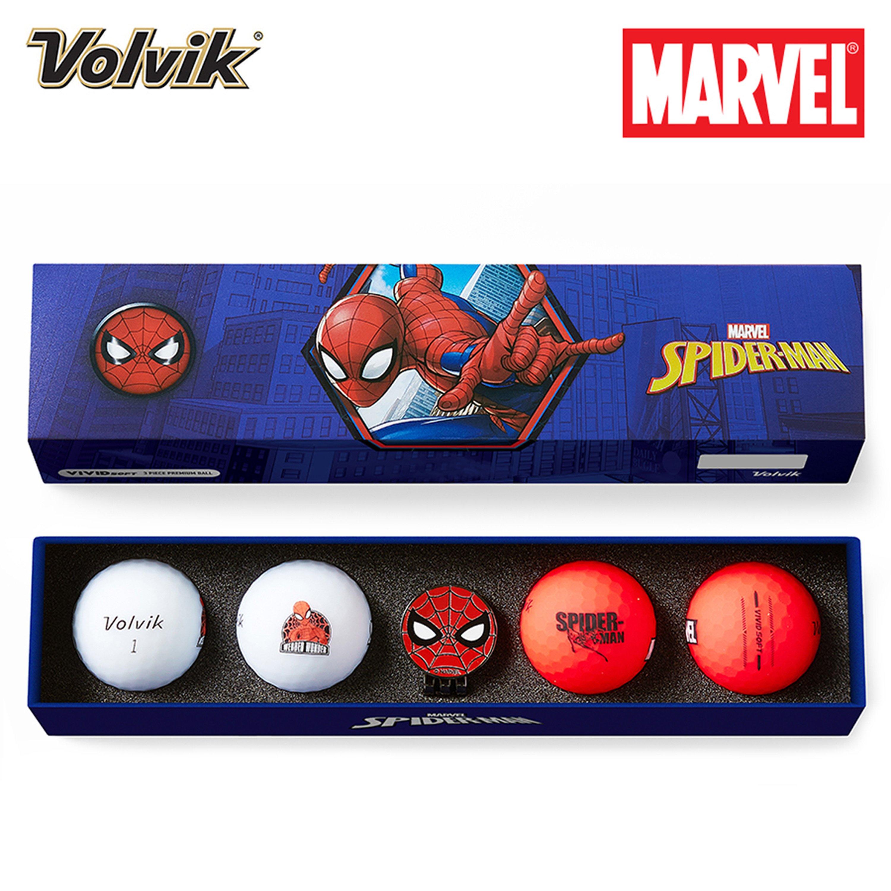 Volvik VIVID Soft Marvel 4.0 Balls + Marker