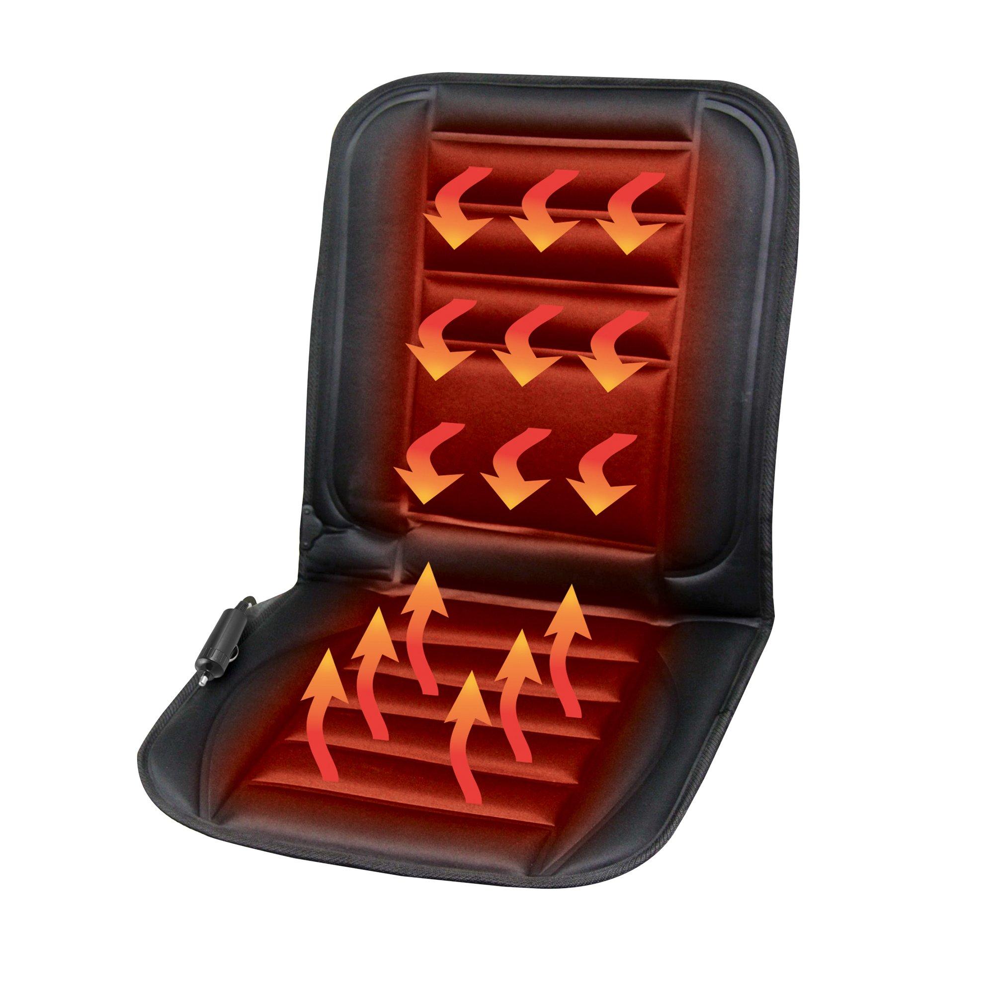 Black - Streetwize - Heated Seat Cushion - 3