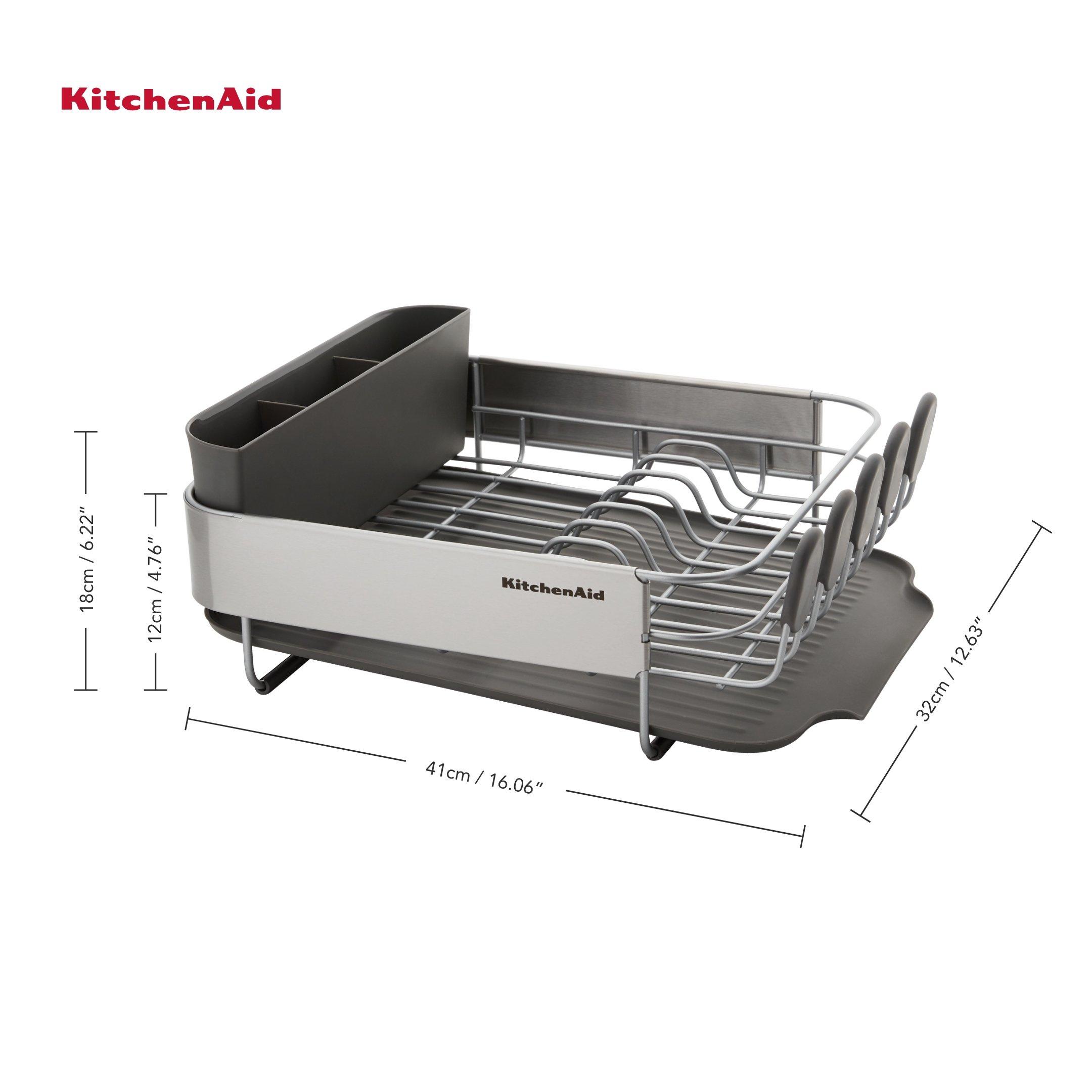 Grey - KitchenAid - Compact Dish-Drying Rack - 5