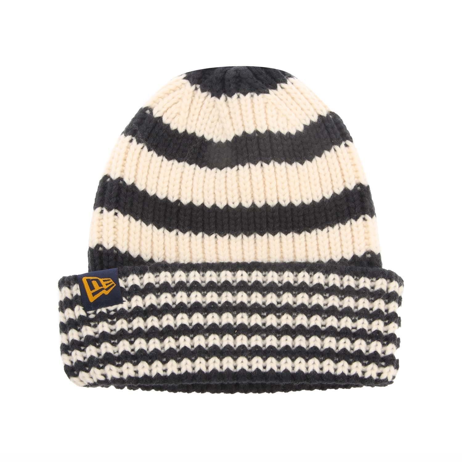 Blue - New Era - Stripe Knit Beanie - 1