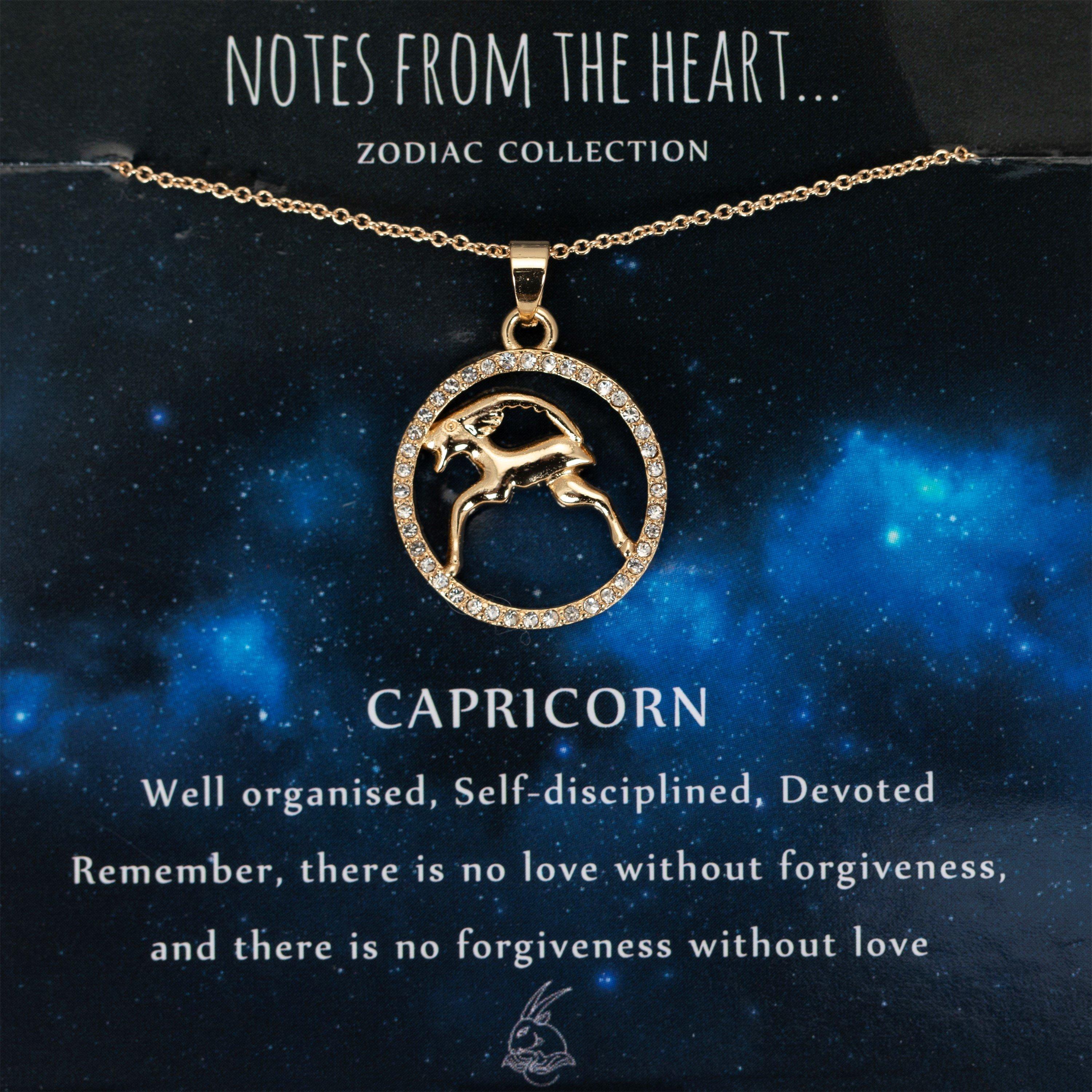 Gold - Notes From The Heart - Notes from the Heart CAPRICORN Pendant