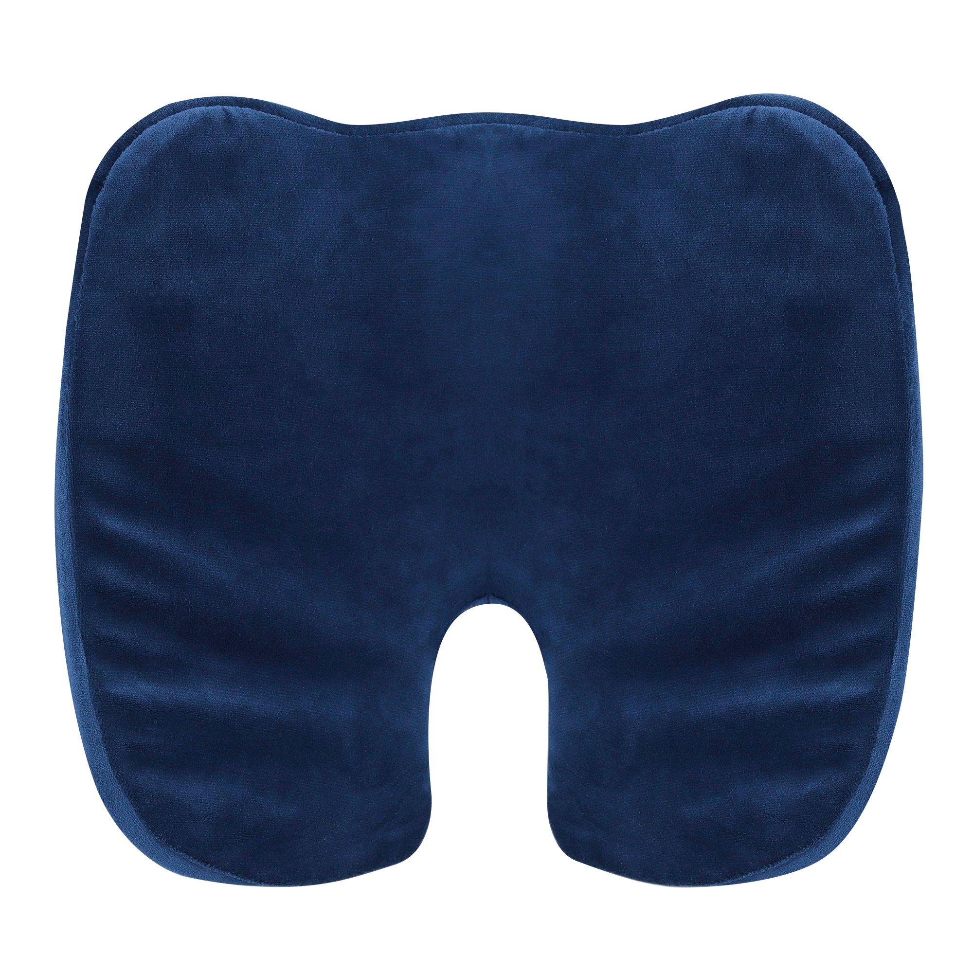 Blue - Streetwize - Memory Foam Vehicle Seat Support Cushion - 1