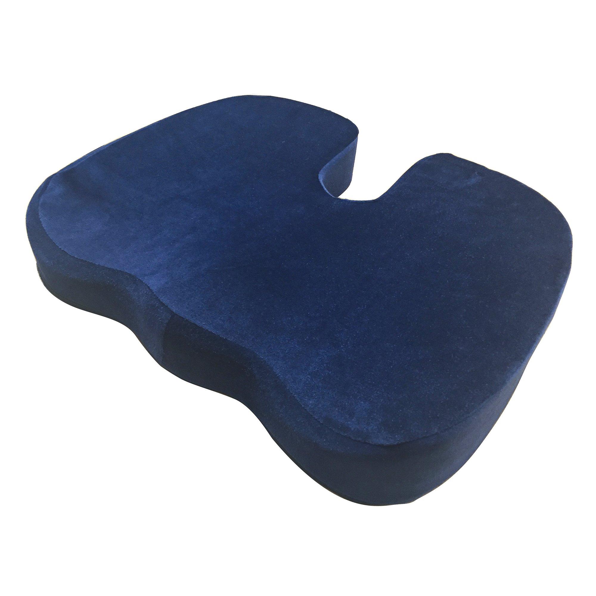 Blue - Streetwize - Memory Foam Vehicle Seat Support Cushion - 4