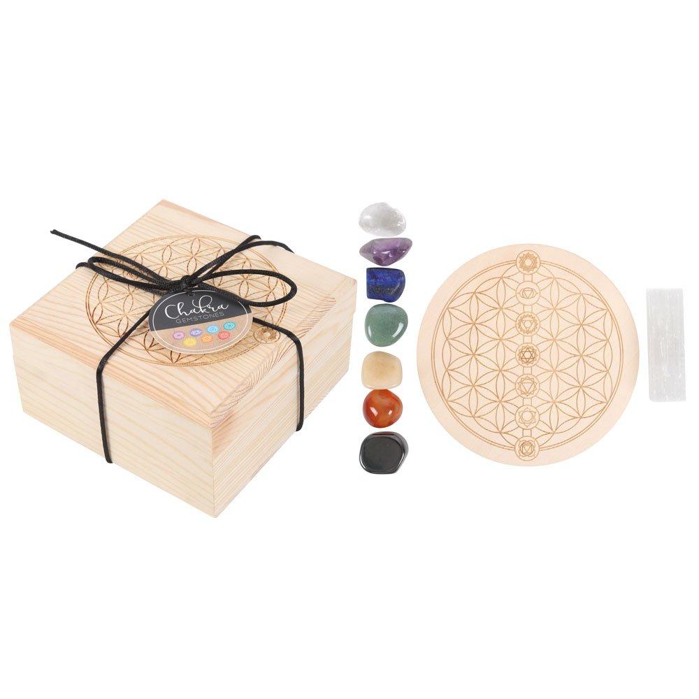 Something Different  Chakra Crystal Grid Gift Set -  & Rainbow