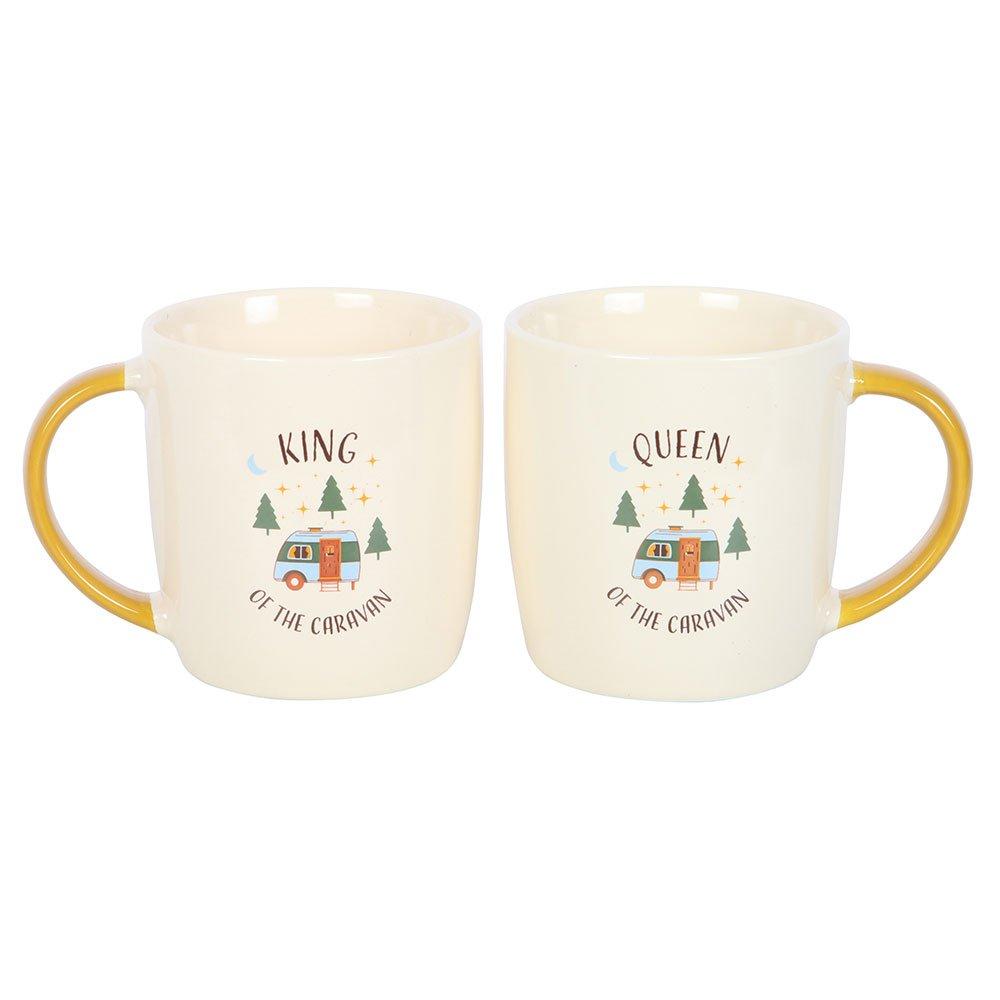 Multi - Something Different - Camping King and Queen Couples Mug Set - 2