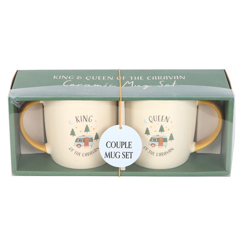 Multi - Something Different - Camping King and Queen Couples Mug Set - 4