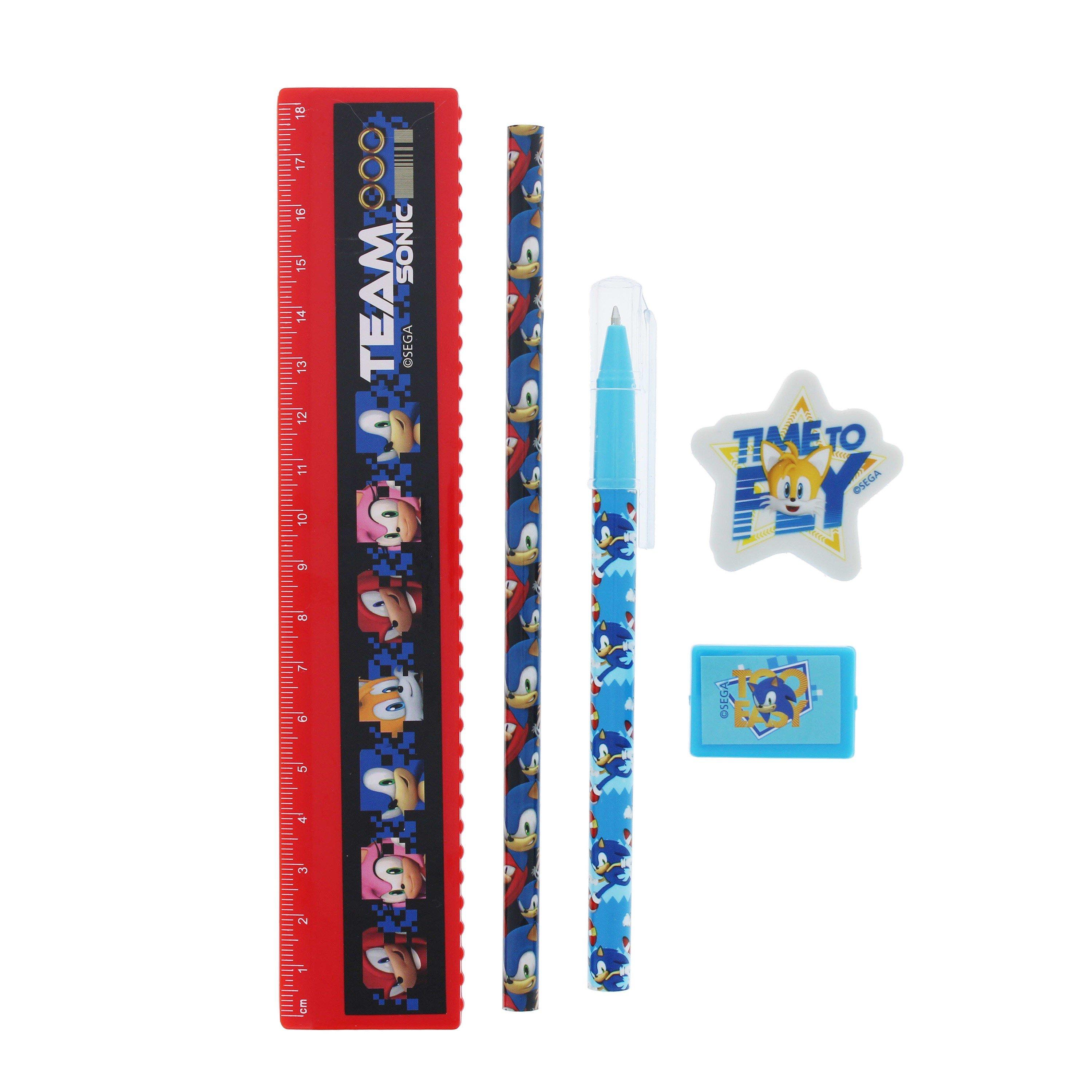 Mercadoria - Sonic the Hedgehog - The Hedgehog - Stationery Set - 3