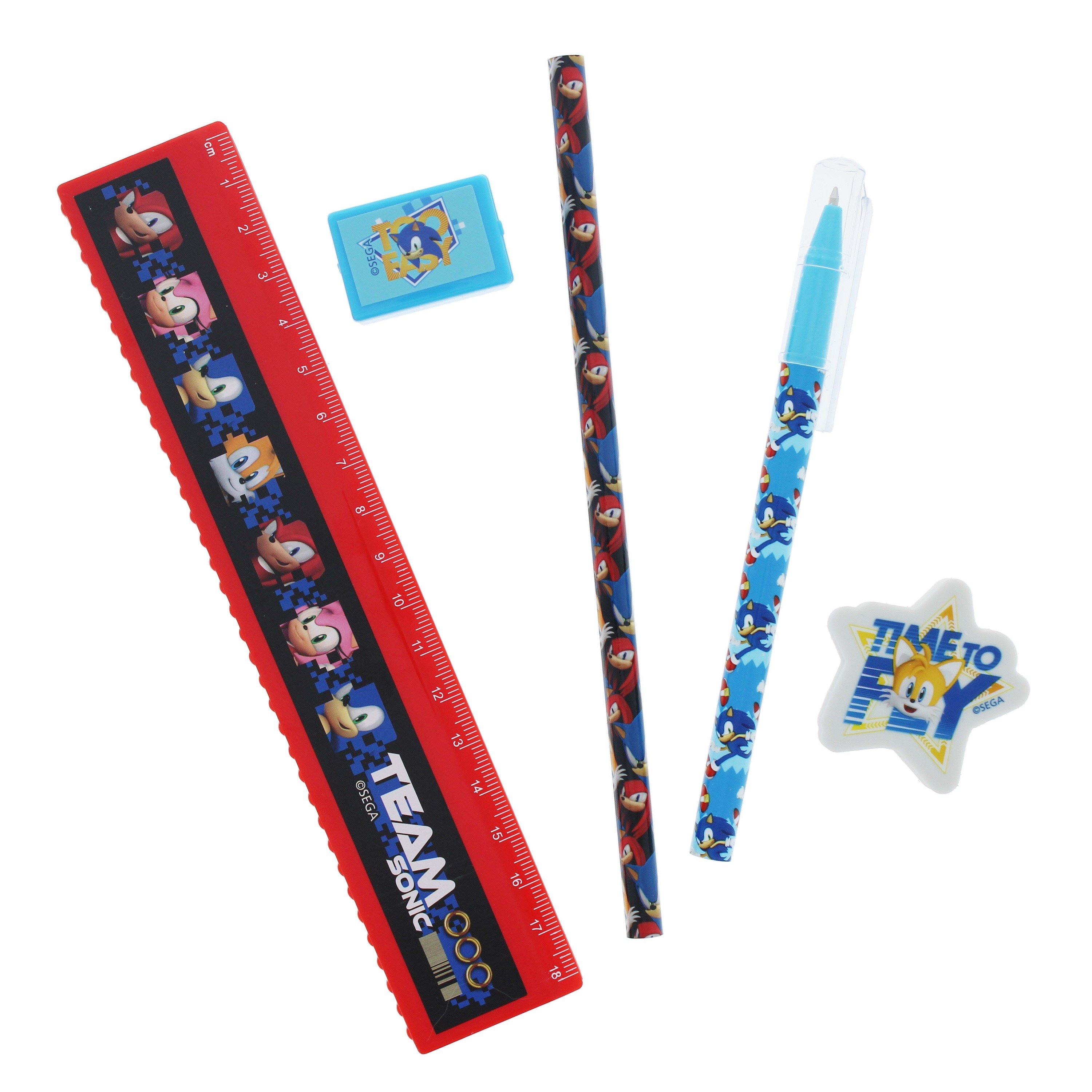 Mercadoria - Sonic the Hedgehog - The Hedgehog - Stationery Set - 4