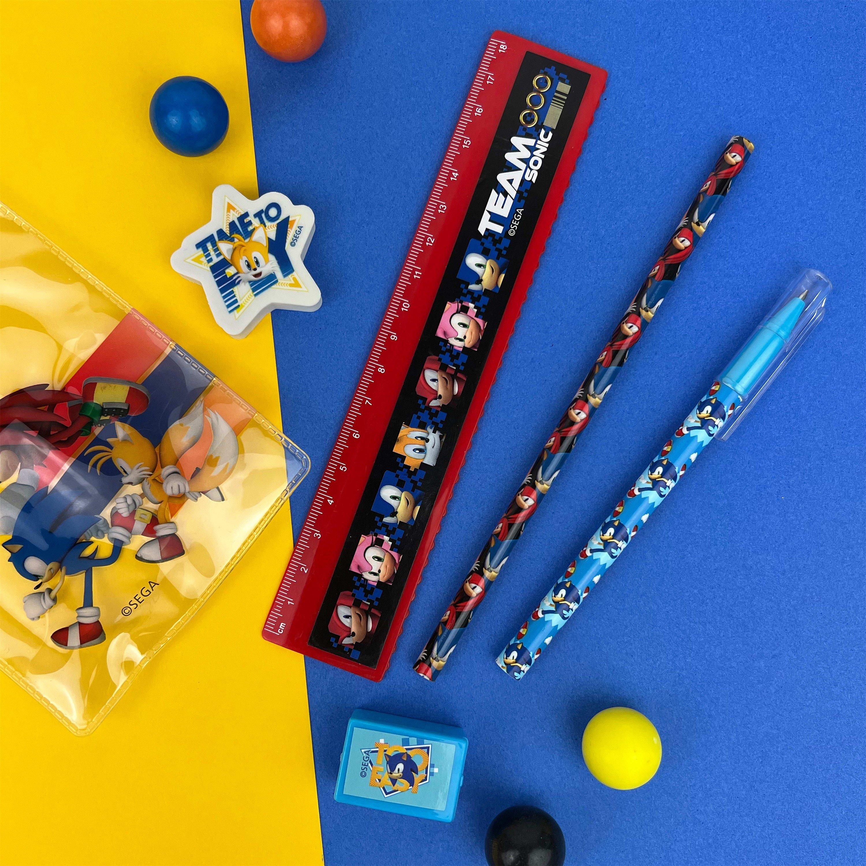 Mercadoria - Sonic the Hedgehog - The Hedgehog - Stationery Set - 5