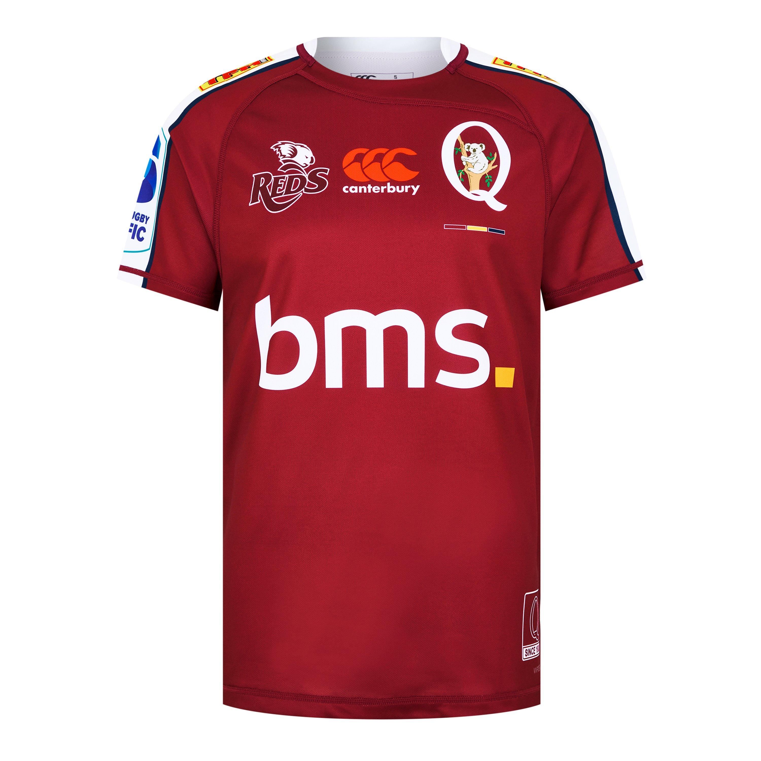 Rood/Wit - Canterbury - Queensland Reds Home Shirt 2024 Adults - 5