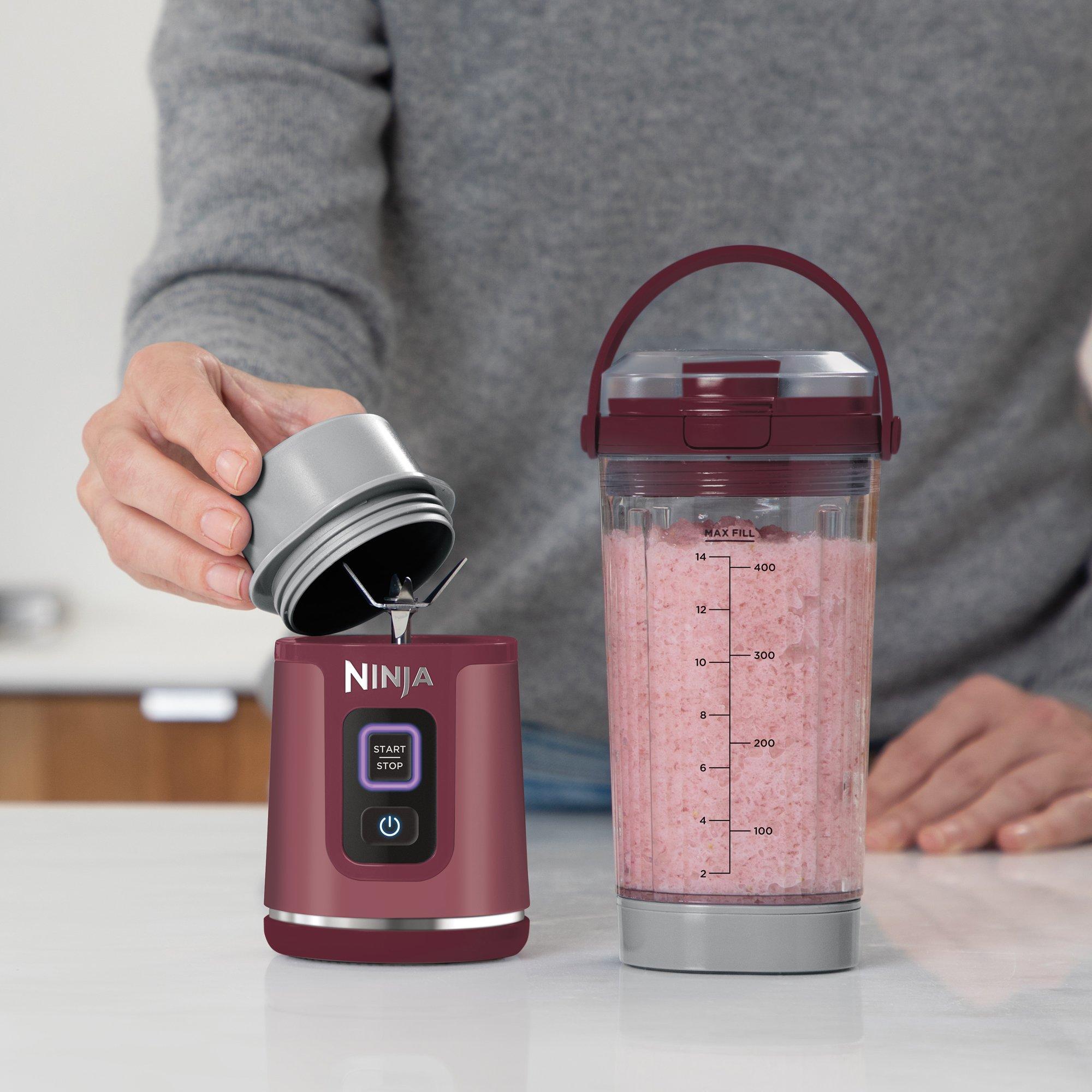 Cranberry - Ninja - Blast Cordless Portable Blender BC151UKCR - 4