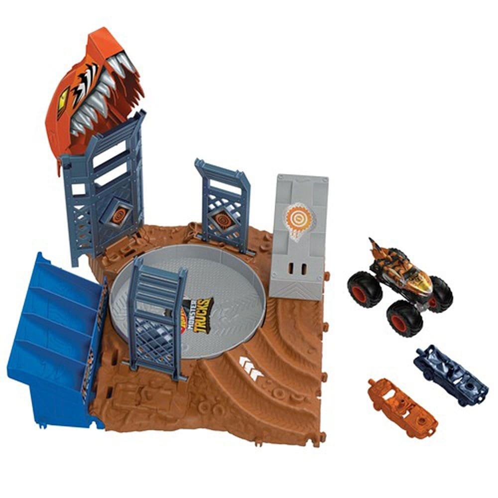 Multi Format An - Hot Wheels - Monster Trucks Tiger Shark Playset - 2