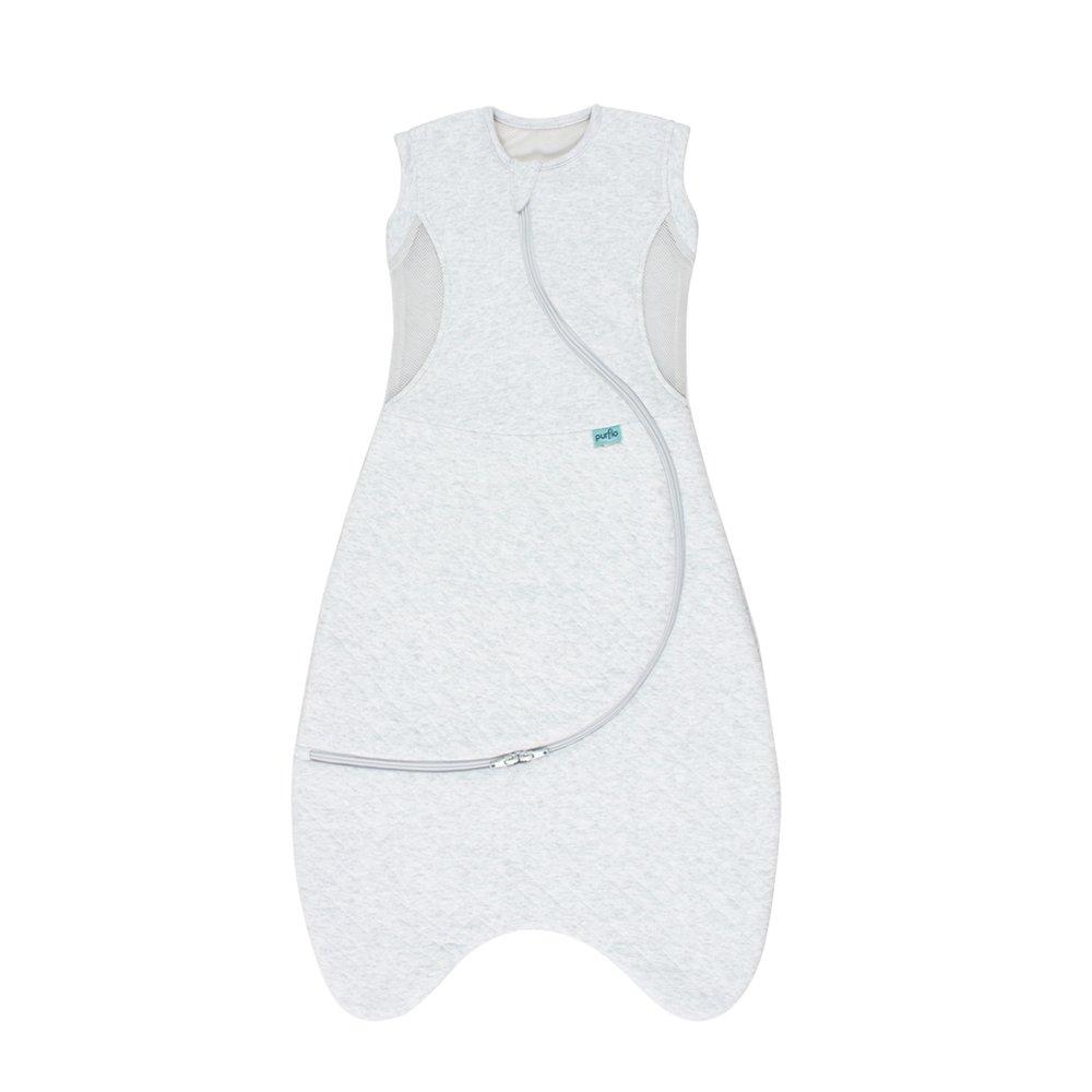Grey - Purflo - 2.5 Tog Cuddle to Sleep Bag - 1