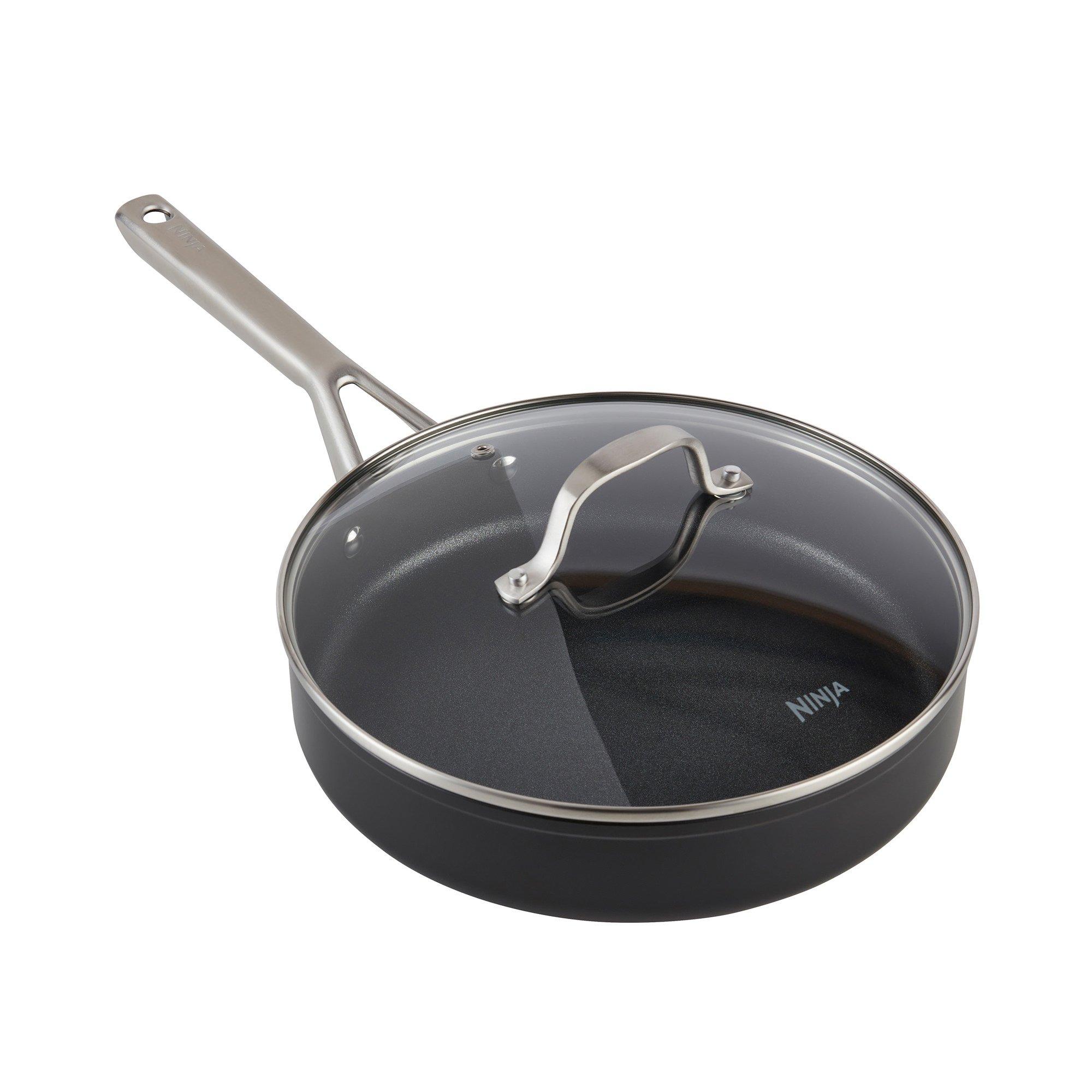 Black - Ninja - Ninja ZEROSTICK Essentials 26cm Sauté Pan with Lid - 1