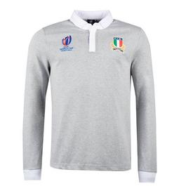 Macron Italy Rugby RWC Long Sleeve Top 2023 2024 Adults
