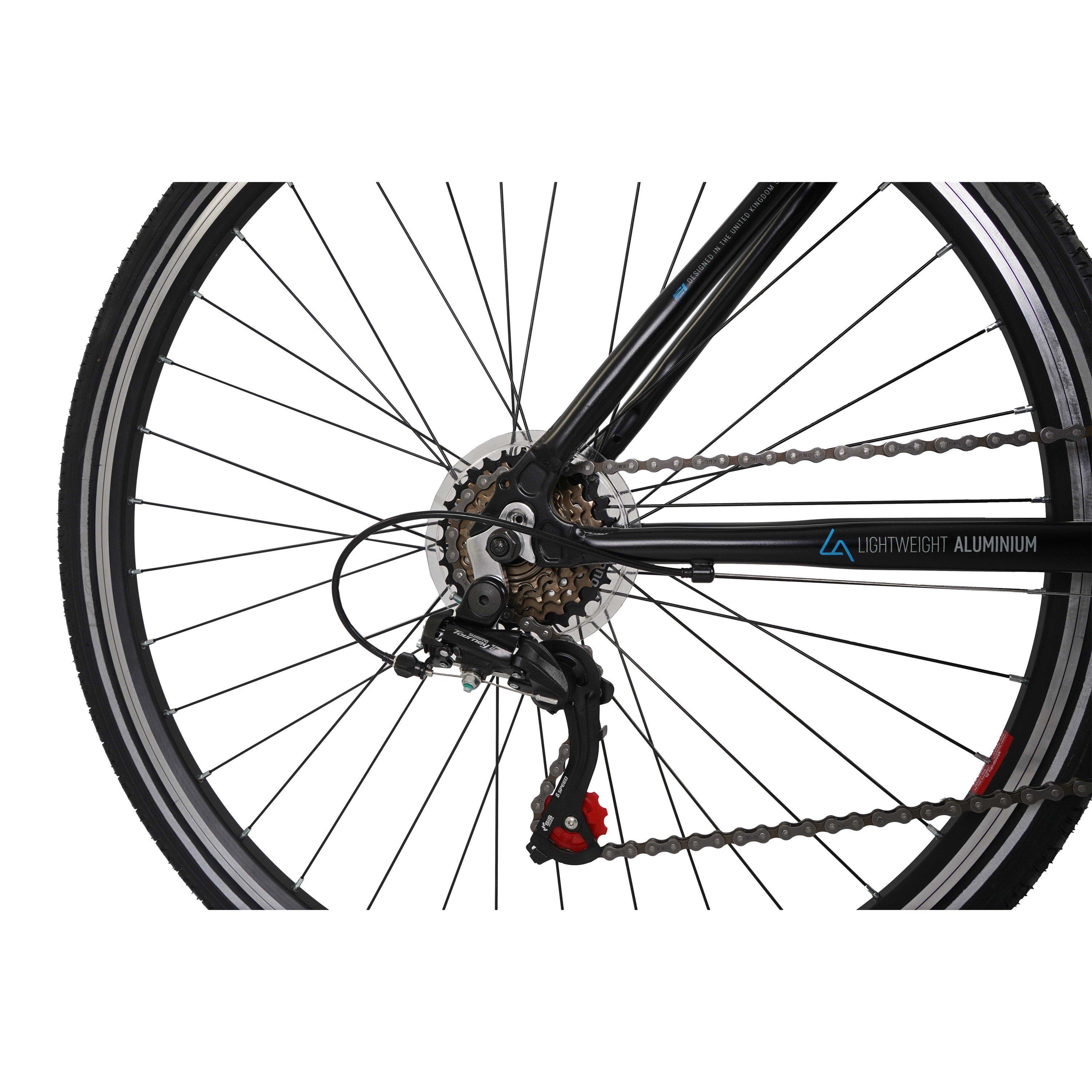 Black - Claud Butler - Claud Butler Explorer 1.0 Hybrid Bike - 3