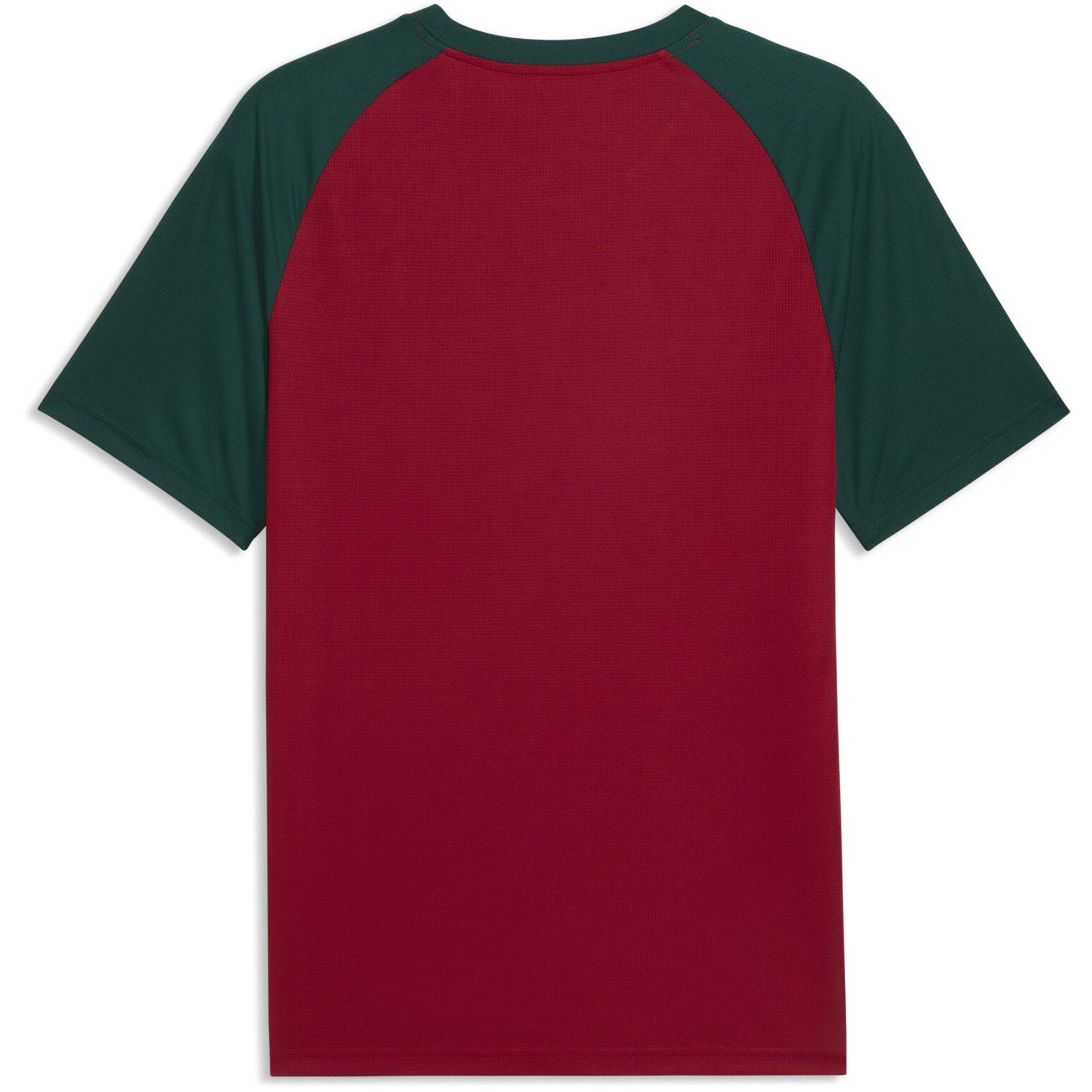 Rot/Grün - Puma - Men's Morocco Short Sleeve T-Shirt - 2