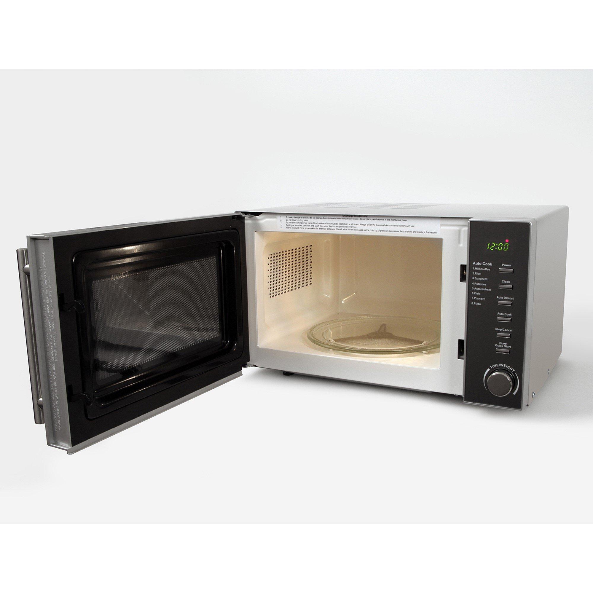 Silver - Russell Hobbs - RHM2017 800W 20 Litre Silver Digital Microwave - 9