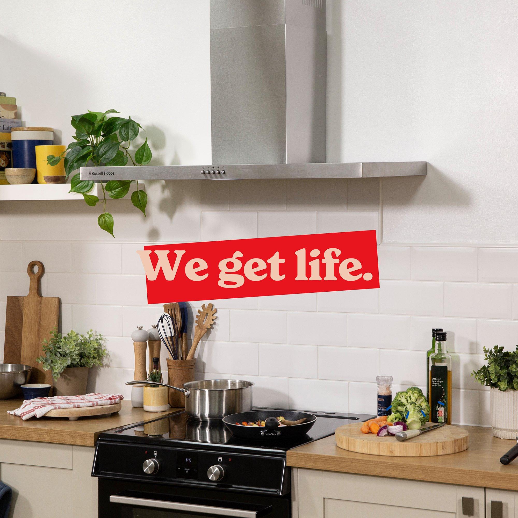 Stainless Steel - Russell Hobbs - Russell Hobbs RHTCH900B1SS 90CM Cooker Hood - 5