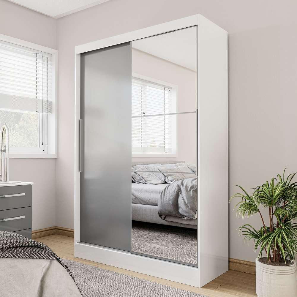 Lynx 2 Door Sliding Wardrobe With Mirror