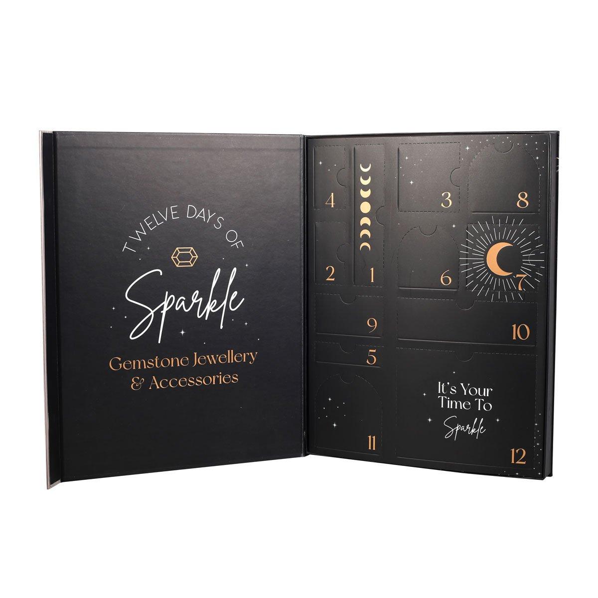 Black - Something Different - 12-Day Crystal Jewellery Advent Calendar - 2