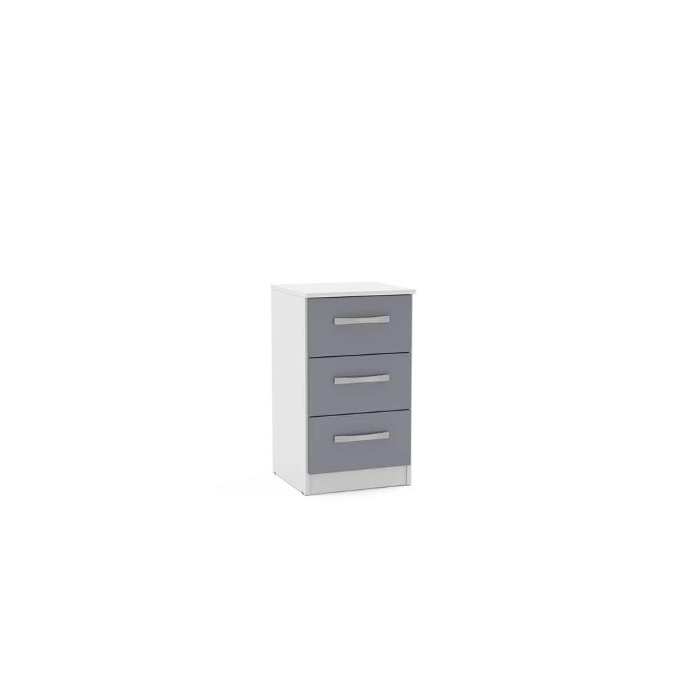 Multi - Birlea - Lynx 3 Drawer Bedside - 2
