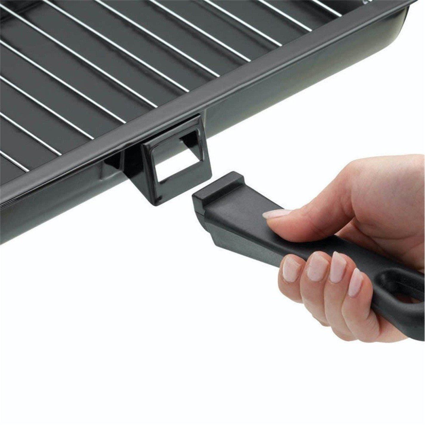 Black - KitchenCraft - KitchenCraft Enamel Grill Pan - 3