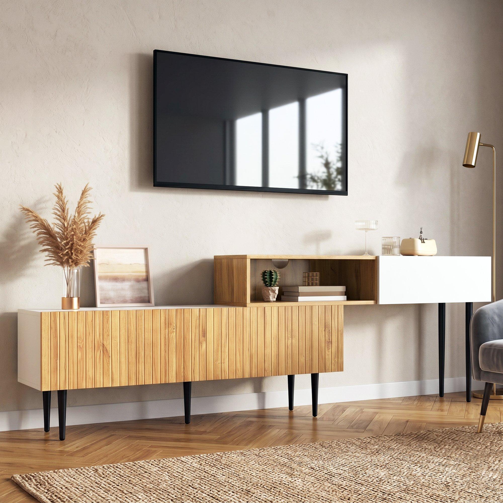 Natural - Urban Meuble - TV Cabinet Modular Adjustable - 1