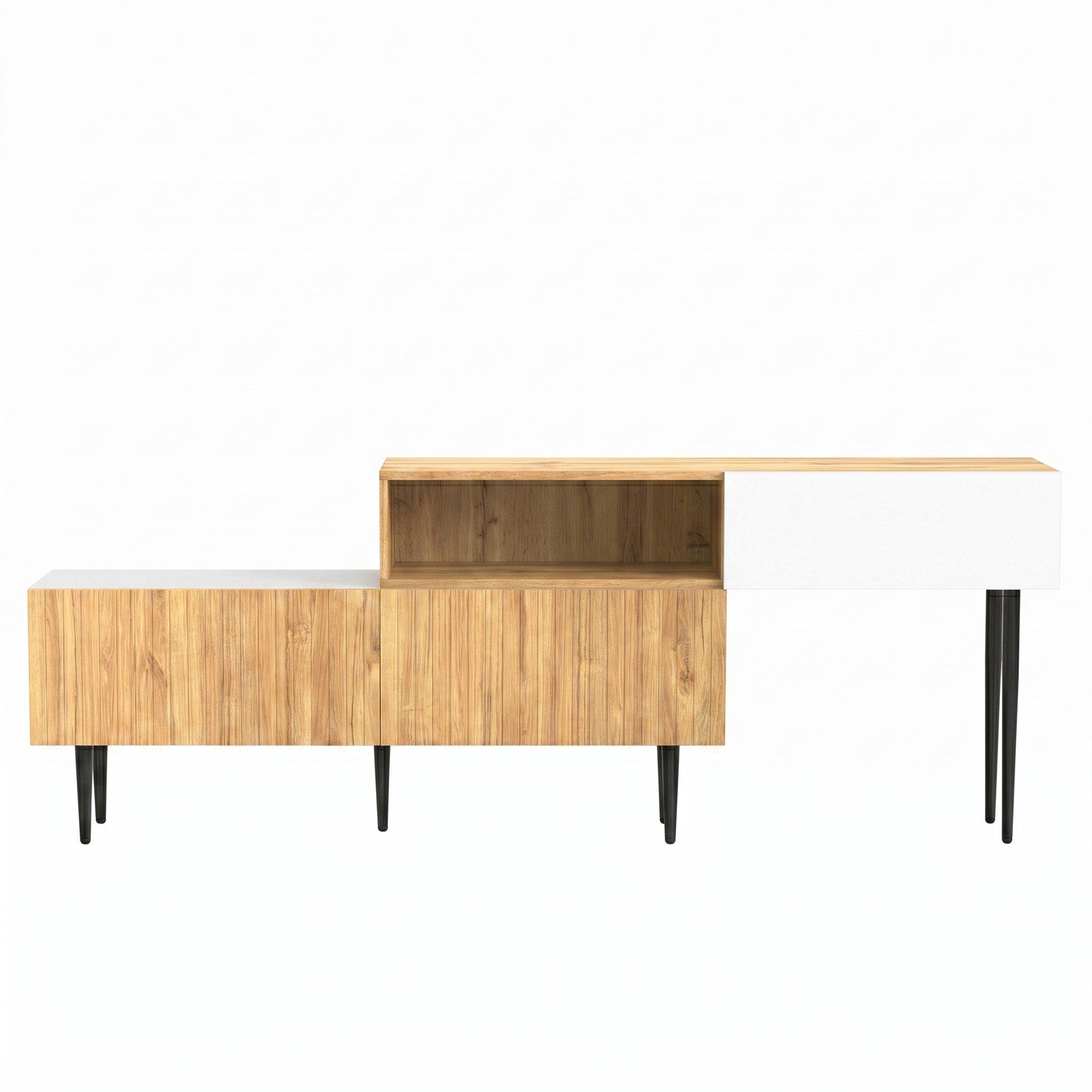 Natural - Urban Meuble - TV Cabinet Modular Adjustable - 5